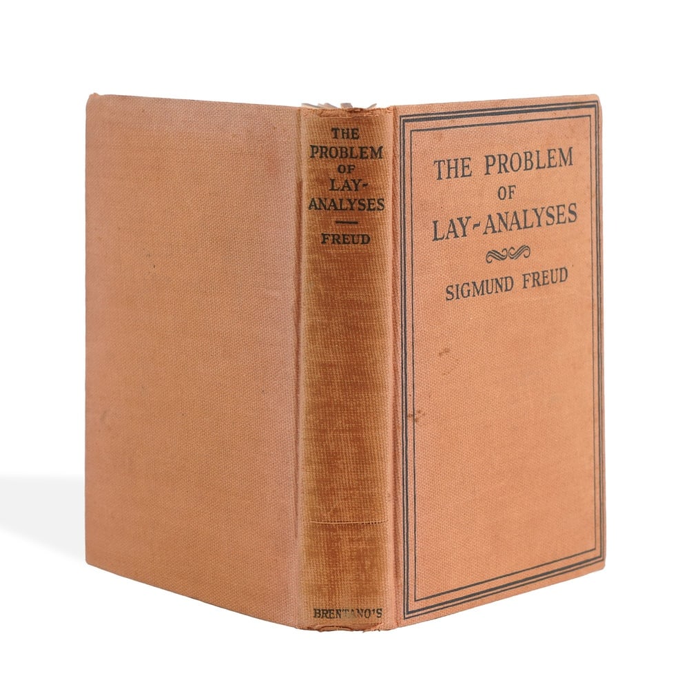 SIGMUND FREUD SIGNED "THE PROBLEM OF LAY-ANALYSES" FIRST EDITION - 3