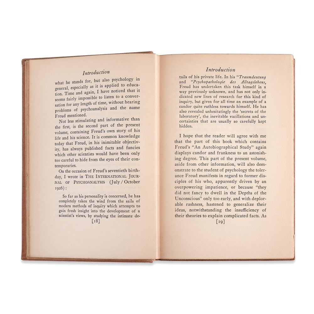 SIGMUND FREUD SIGNED "THE PROBLEM OF LAY-ANALYSES" FIRST EDITION - 5