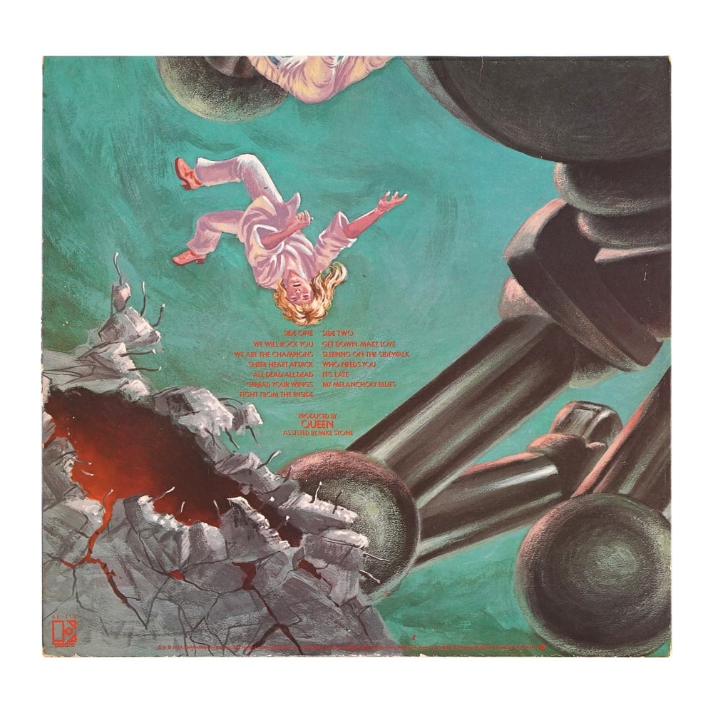 QUEEN FULLY SIGNED "NEWS OF THE WORLD" LP - 2