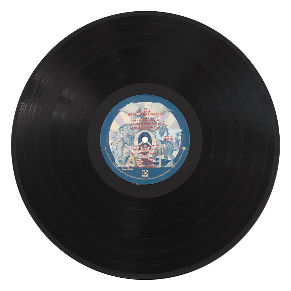 QUEEN FULLY SIGNED "NEWS OF THE WORLD" LP - 6