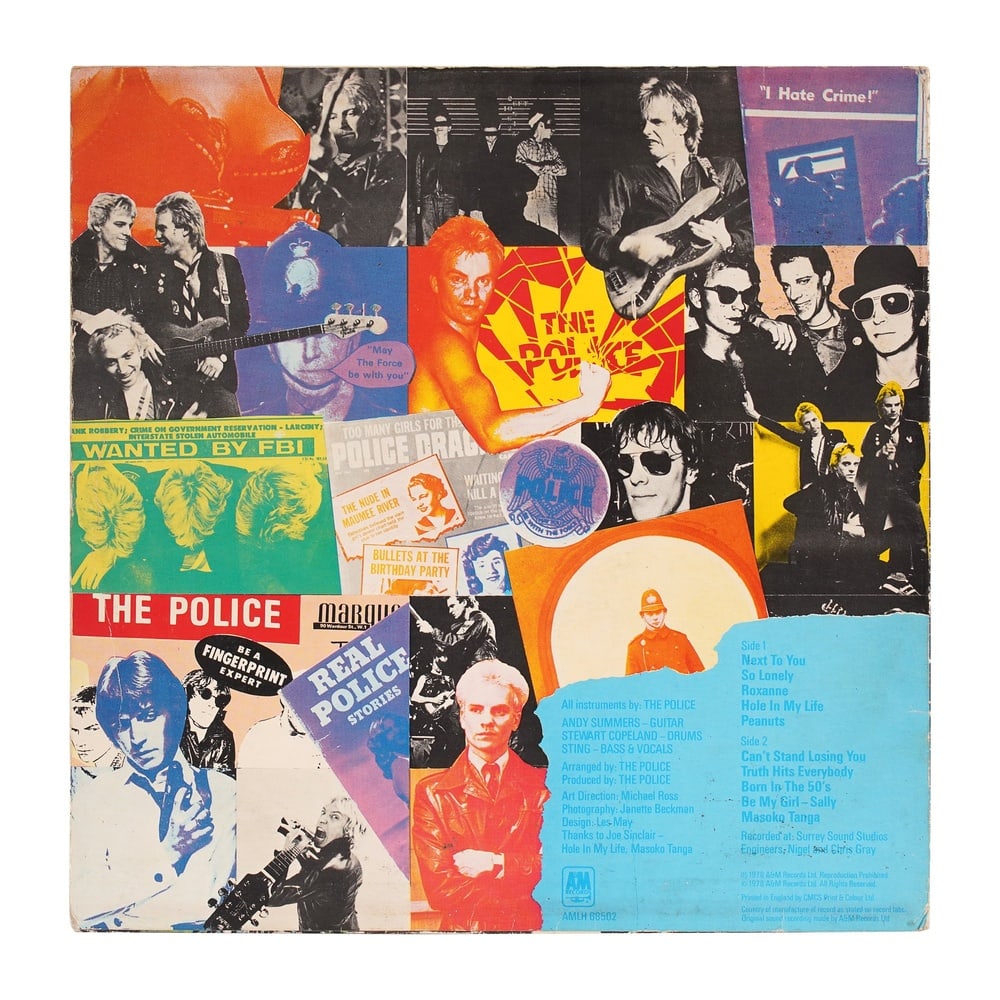 THE POLICE FULLY SIGNED LP - OUTLANDOS D'AMOUR - 2