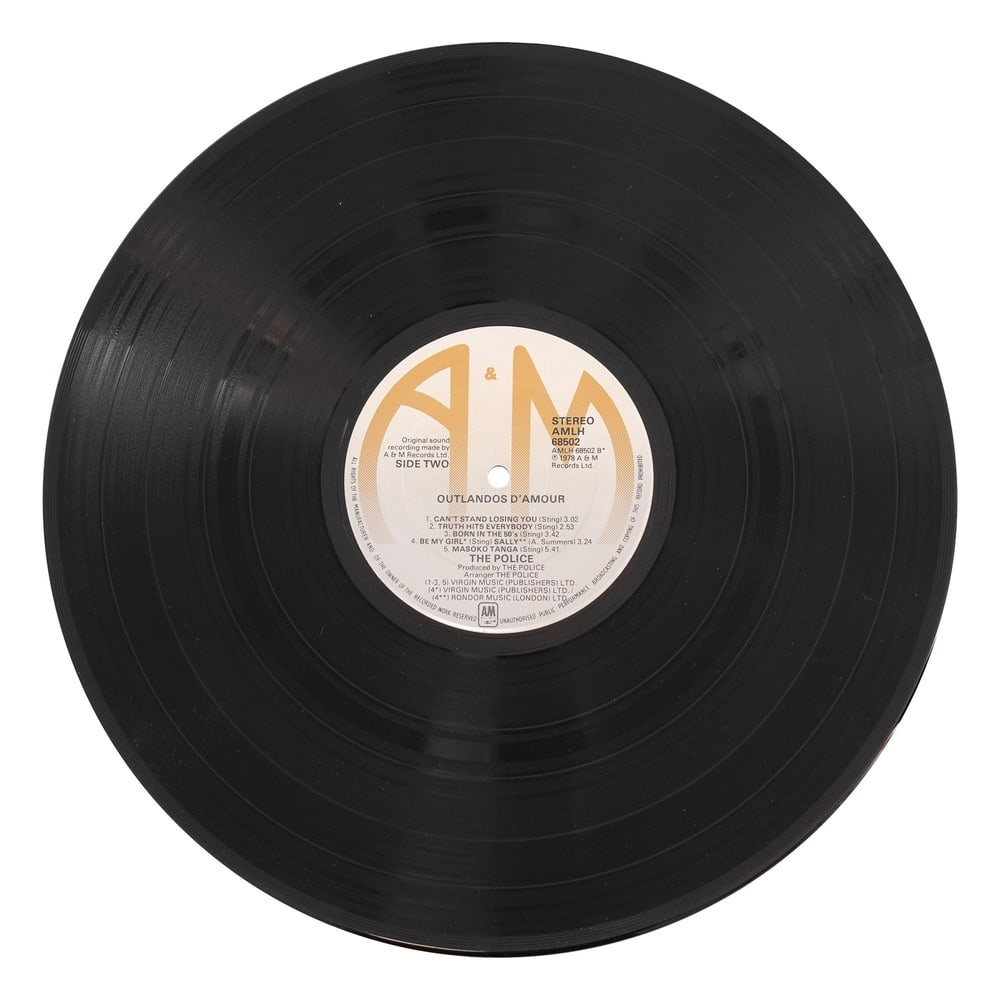 THE POLICE FULLY SIGNED LP - OUTLANDOS D'AMOUR - 4