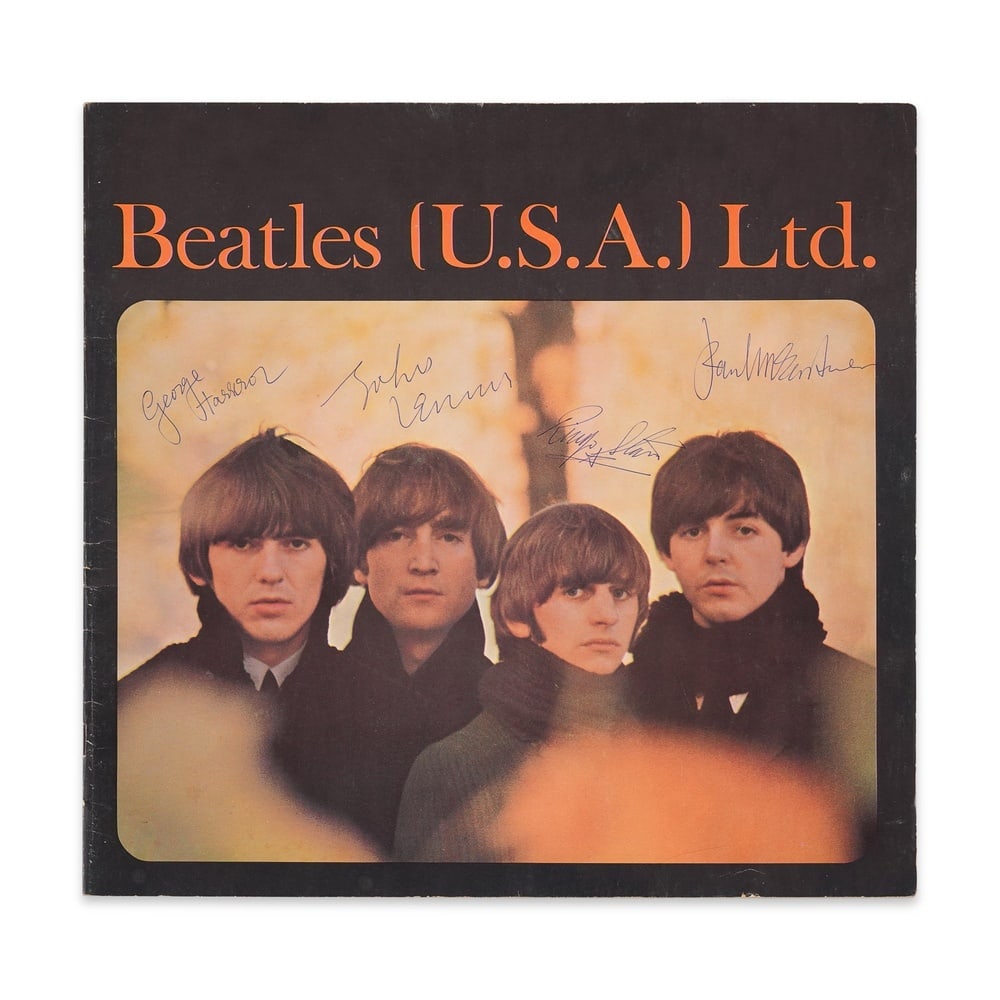 THE BEATLES SIGNED USA LTD TOUR PROGRAM: 11 7/8 x 12 1/8 in (30 x 30.7 cm) Provenance and Authentication: This collectible has undergone a rigorous forensic evaluation. The signatures were carefully analyzed across multiple criteria,