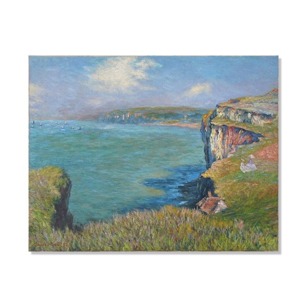 CLAUDE MONET (1840-1926), ATTRIBUTED TO, OIL ON CANVAS: Signed (lower left) Image Dimensions: 28 3/4 x 36 1/4 in (73 x 92 cm) This painting comes with COA. Claude Monet remains one of the defining figures of Impressionism and one of the most influential pa