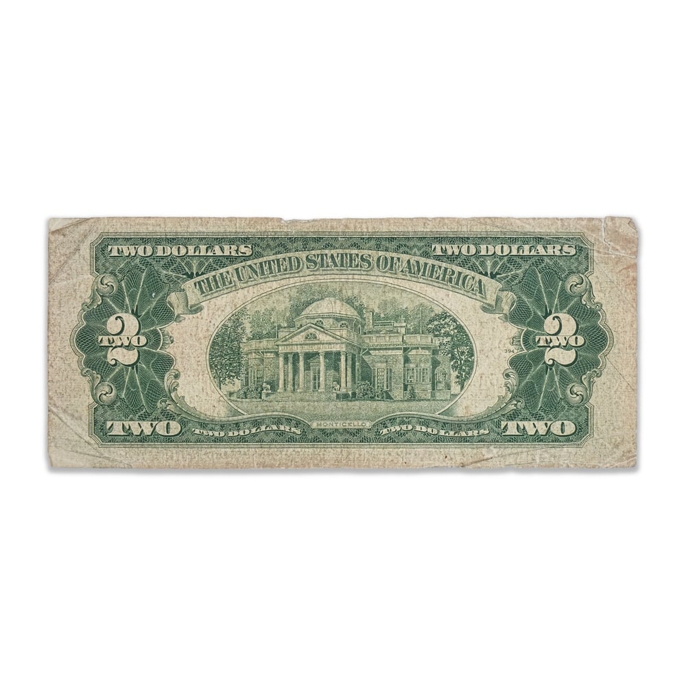 MARILYN MONROE SIGNED 1953 TWO DOLLAR NOTE - 2