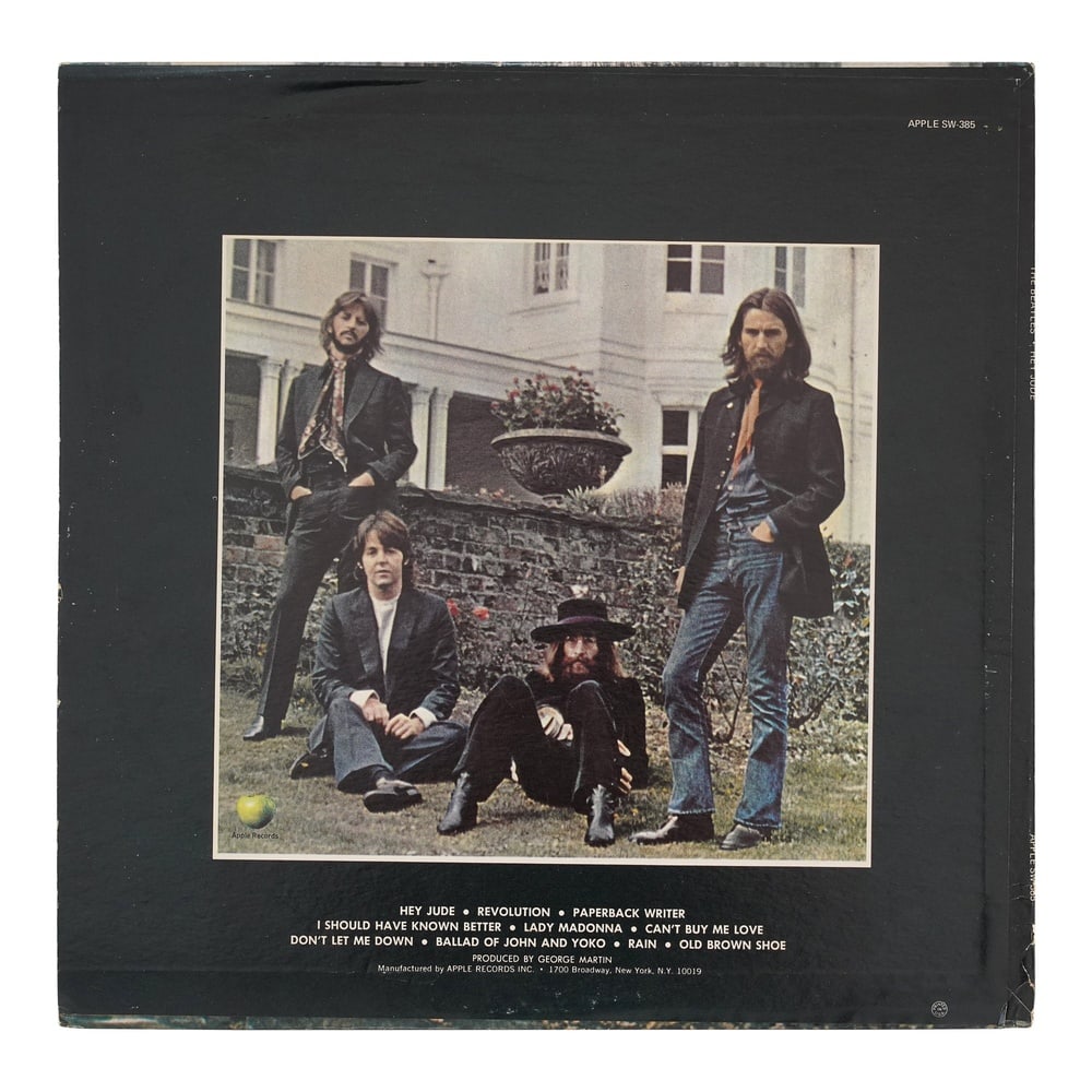 THE BEATLES FULLY SIGNED "HEY JUDE" LP - 2