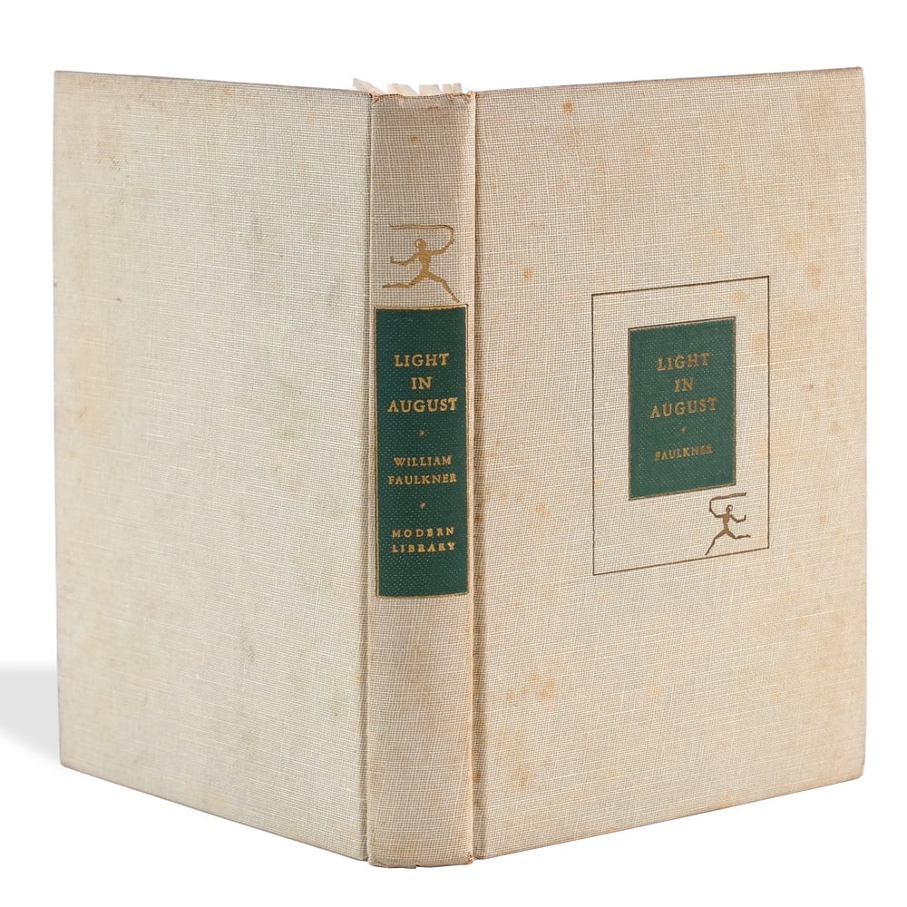WILLIAM FAULKNER SIGNED "LIGHT IN AUGUST" - 5