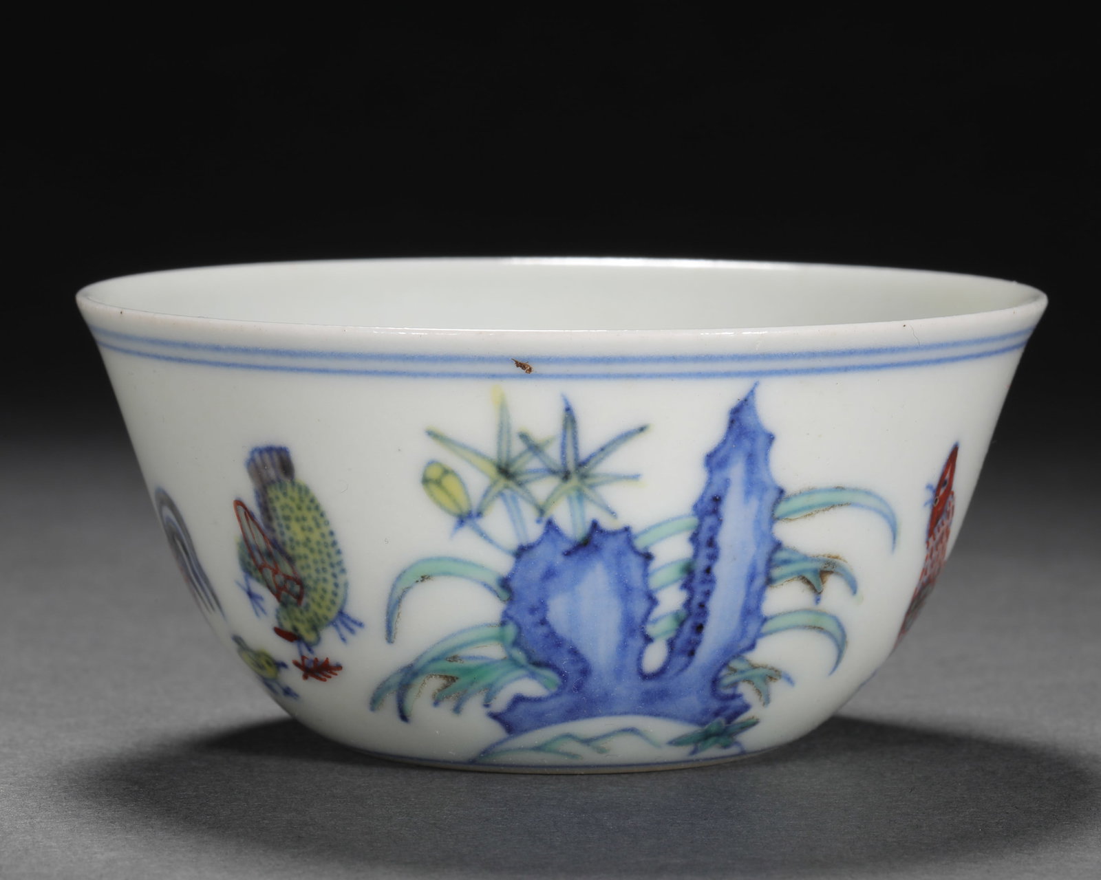 Doucai Chicken Cup from the Chenghua Period of the Ming Dynasty, China: /
