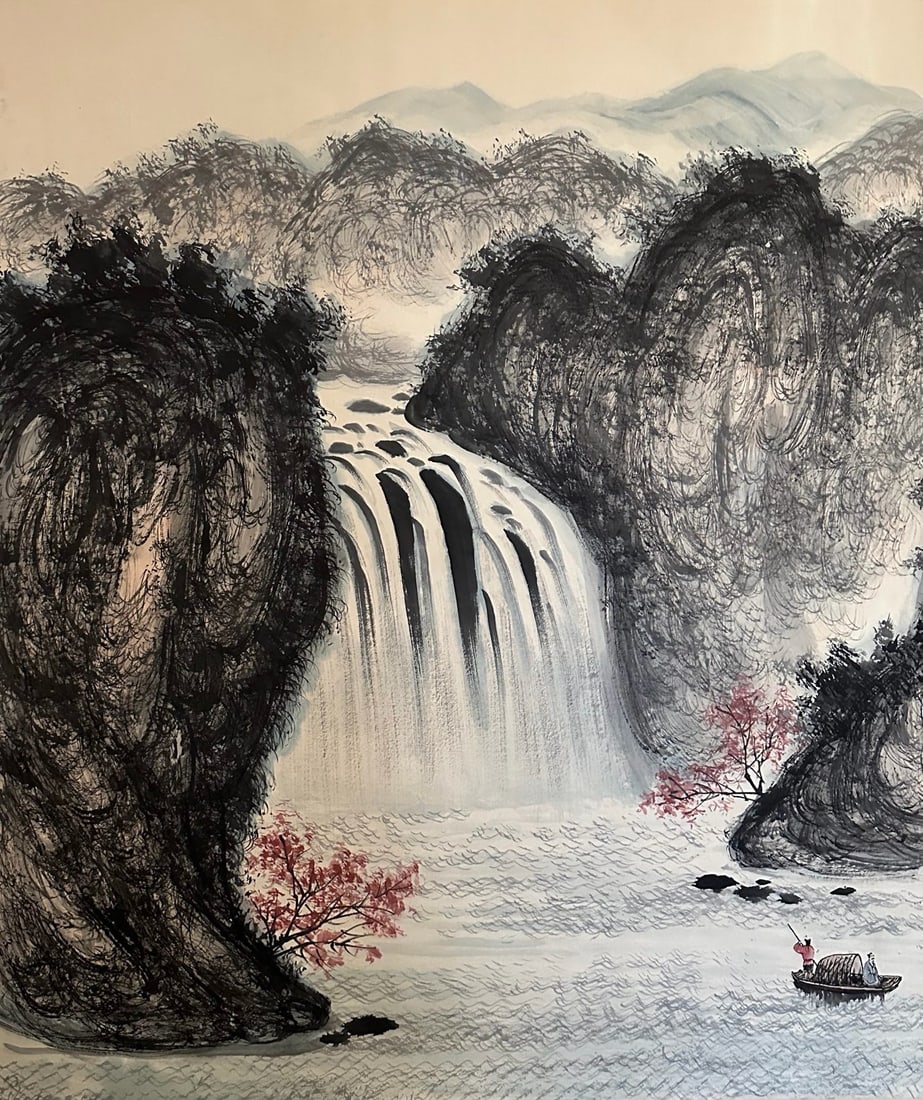 Landscape by Fu Baoshi - 2