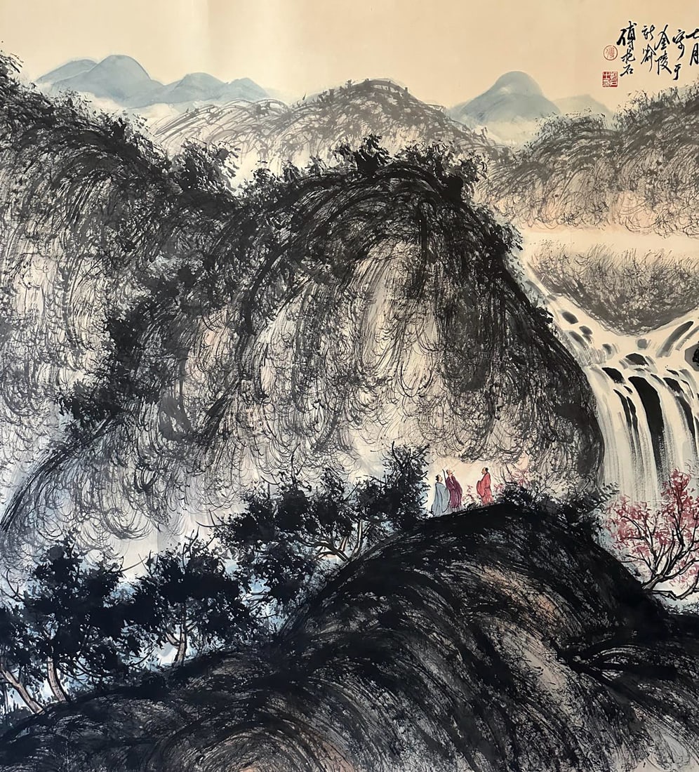 Landscape by Fu Baoshi - 6