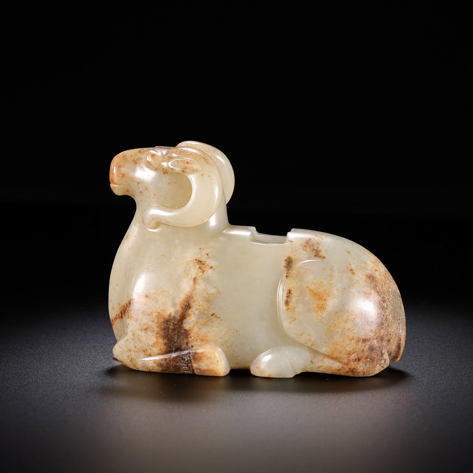 Jade sheep from the Han Dynasty in China (1 of 9)