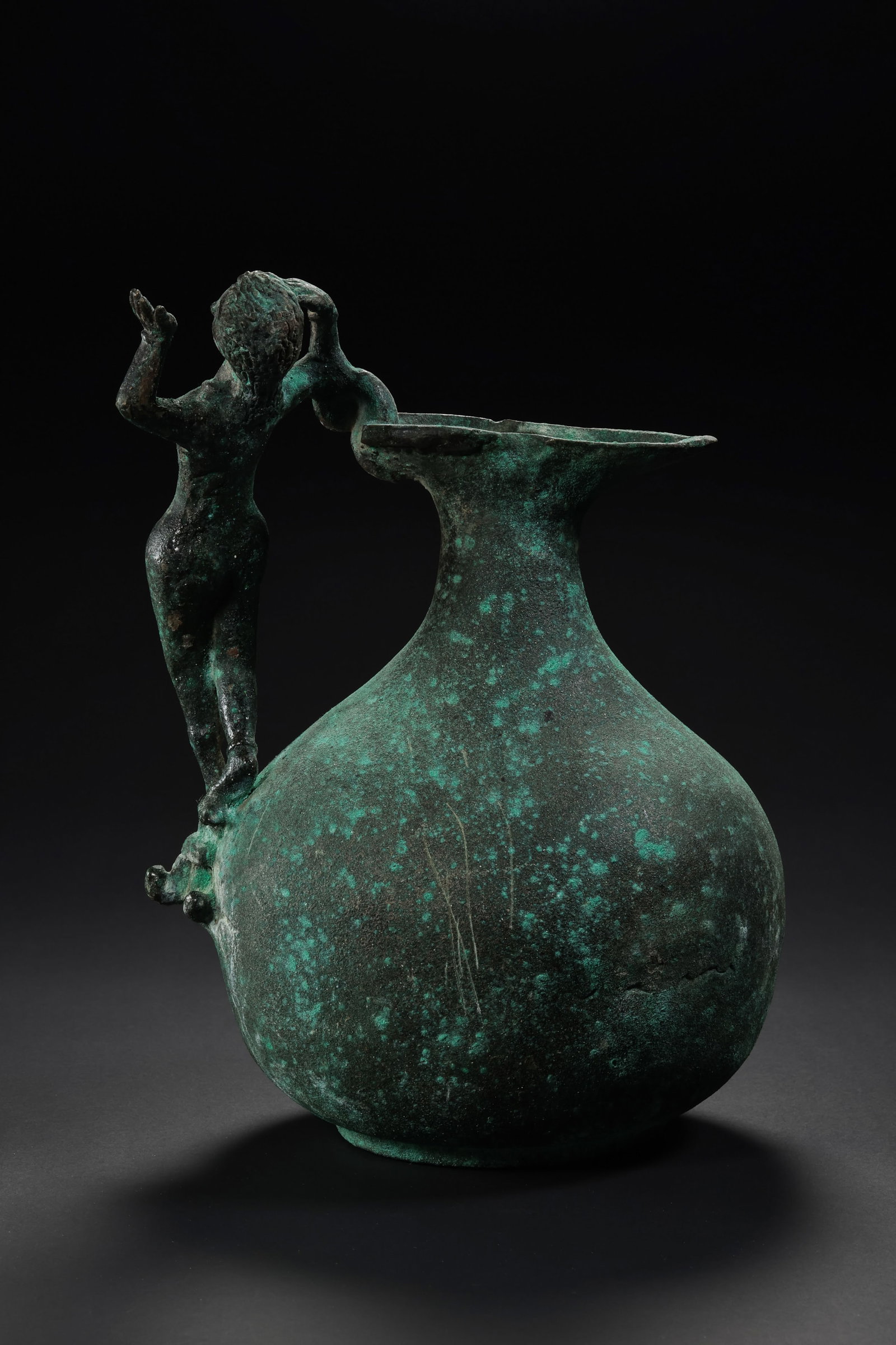 Ancient Roman bronze pot - 9
