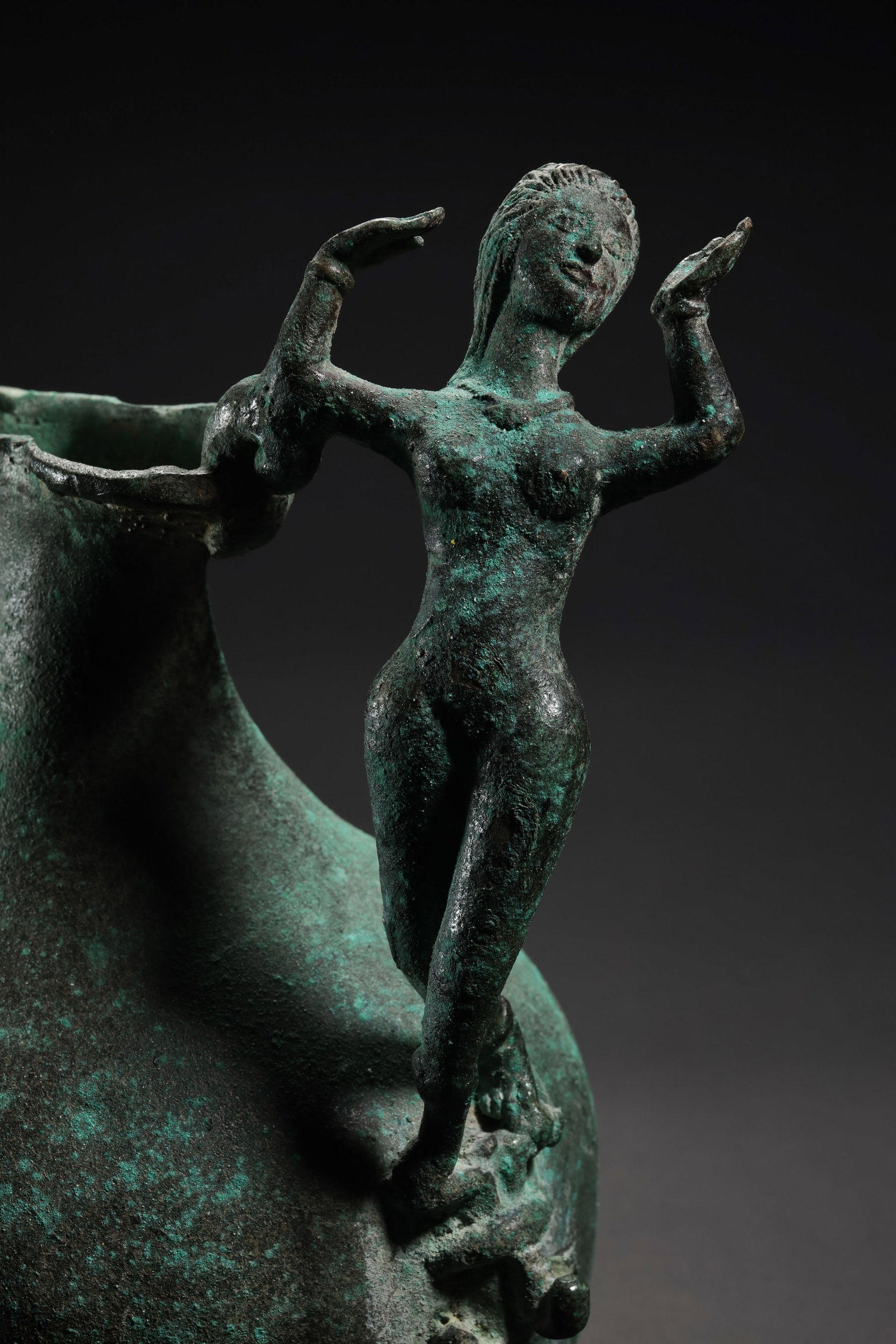 Ancient Roman bronze pot - 3