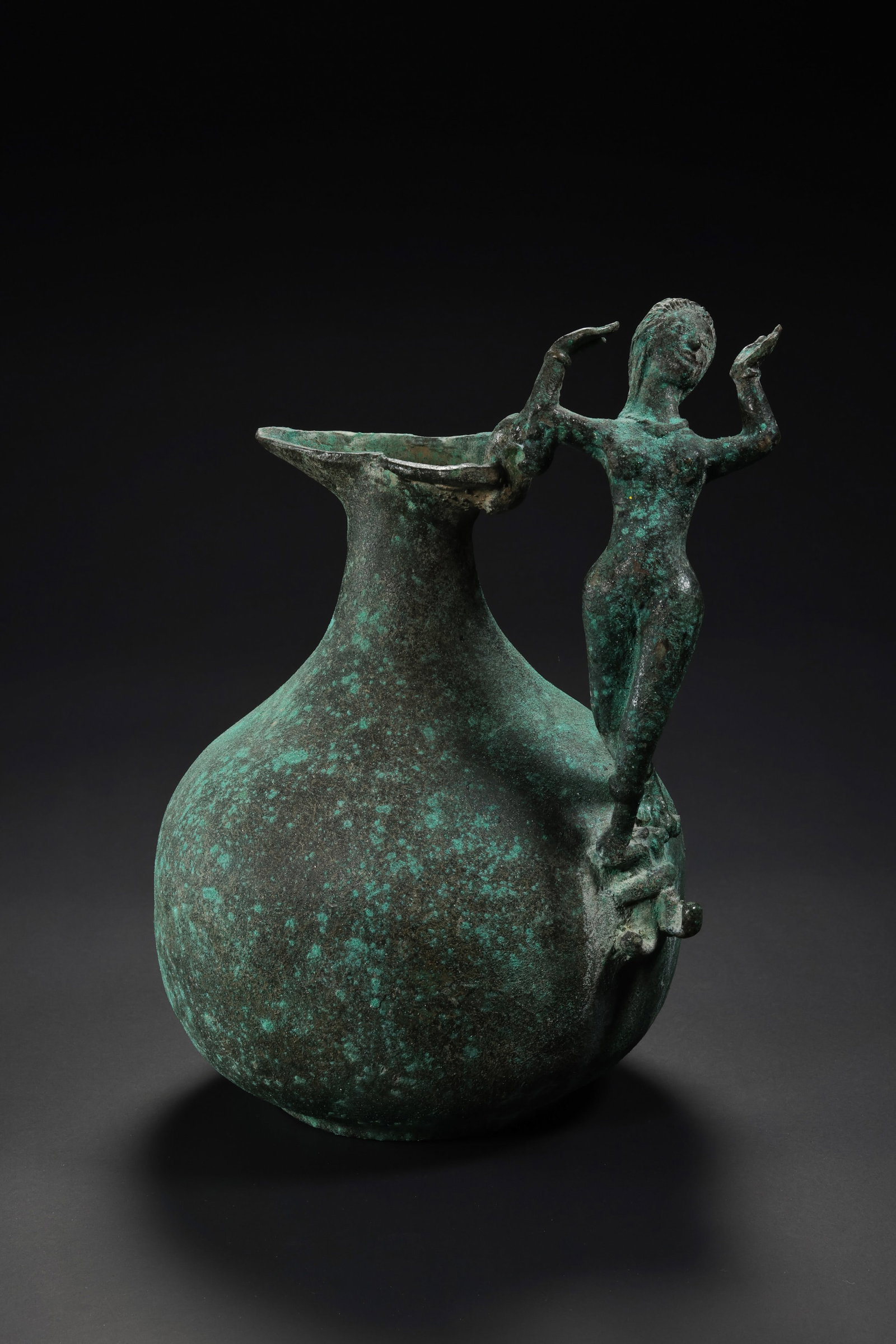 Ancient Roman bronze pot - 4