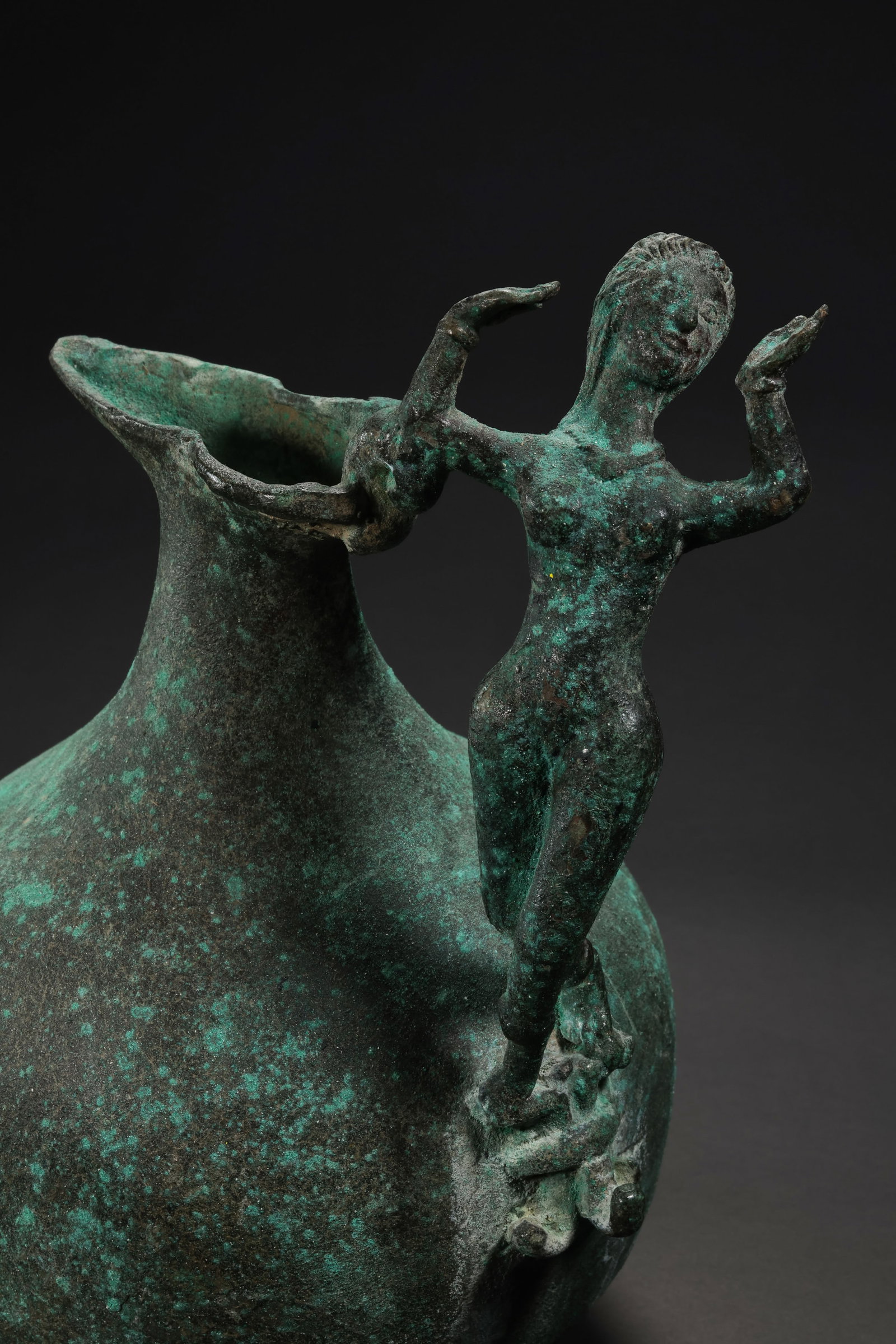 Ancient Roman bronze pot - 5