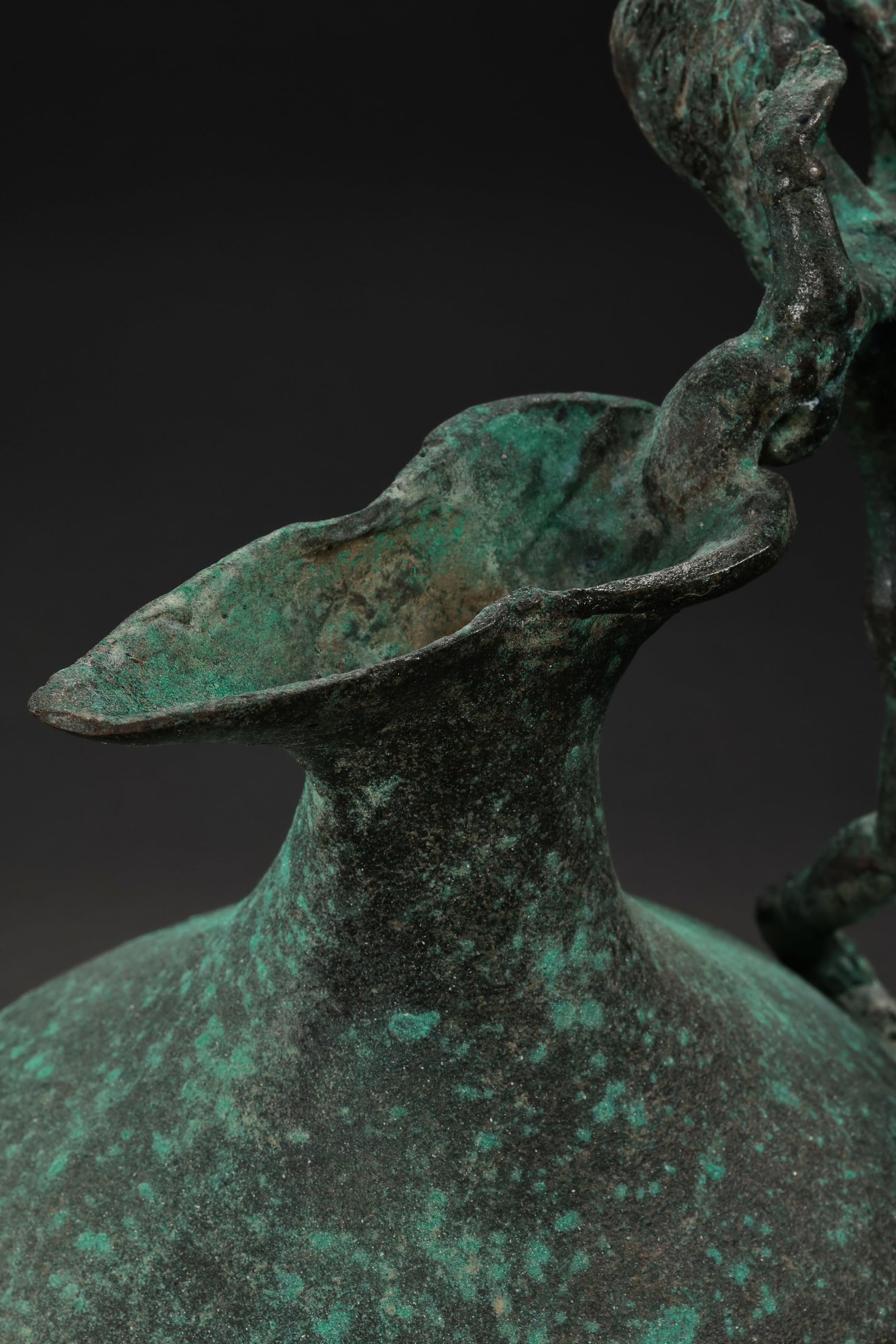Ancient Roman bronze pot - 7