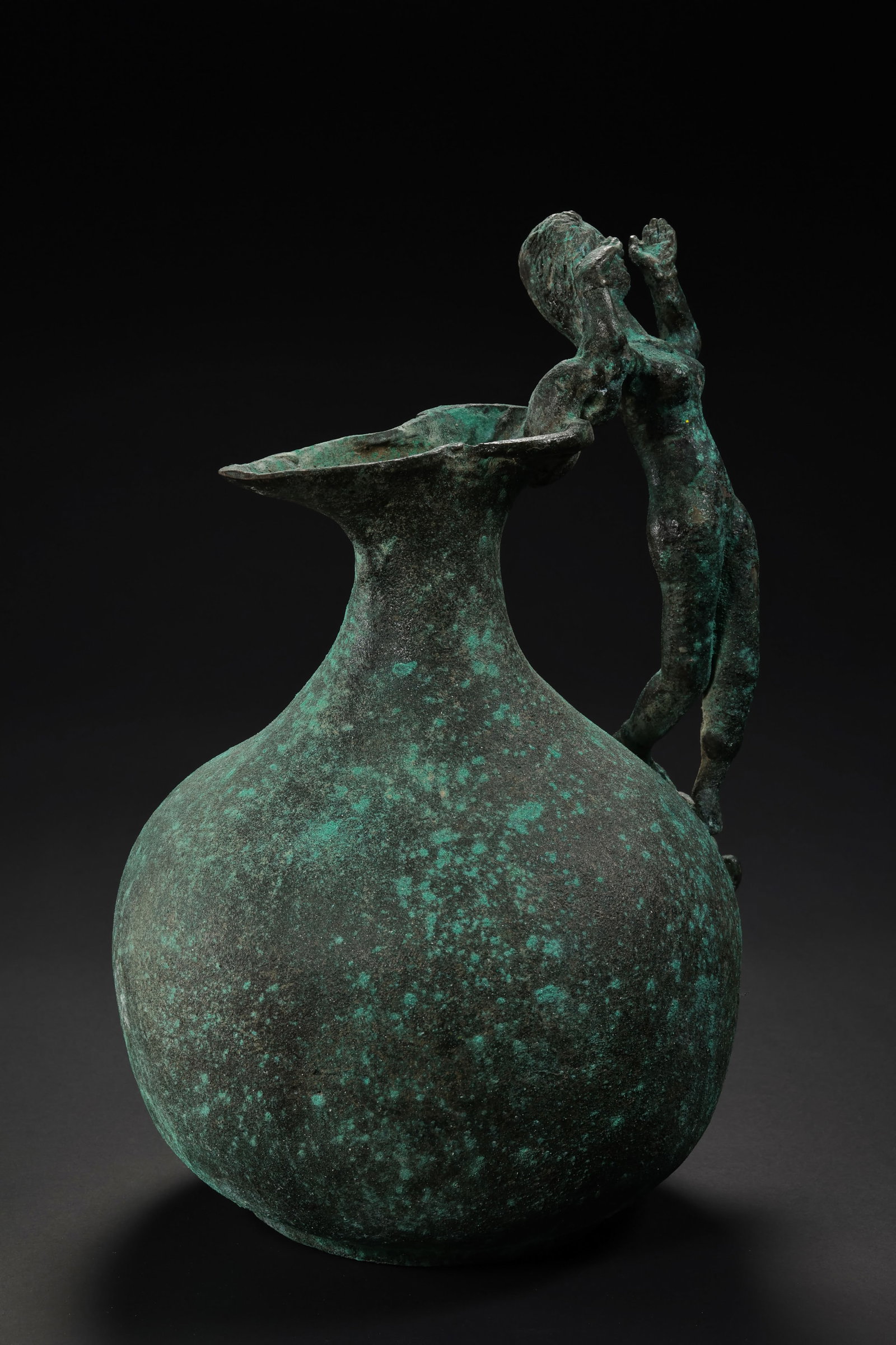 Ancient Roman bronze pot - 8
