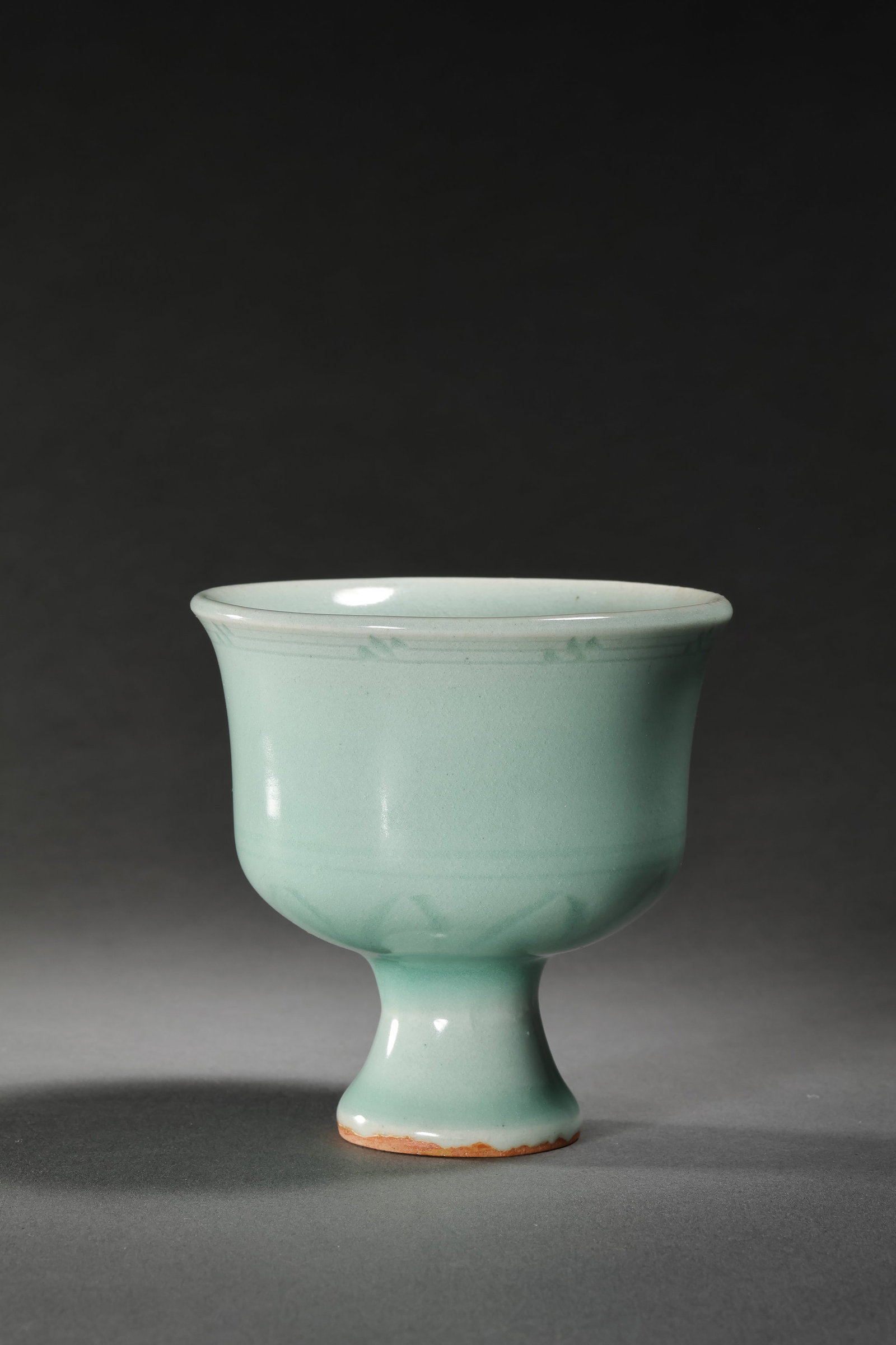 Longquan celadon stem cup from the Southern Song Dynasty, China (1 of 8)