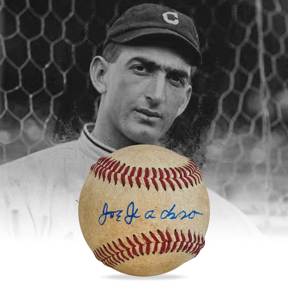 JOE JACKSON SIGNED BASEBALL: Provenance and Authentication: This collectible has undergone a rigorous forensic evaluation. The signatures were carefully analyzed across multiple criteria, including ink deposition, material aging 