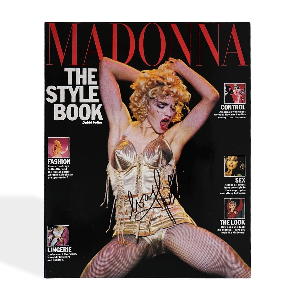 MADONNA SIGNED "MADONNA: THE STYLE BOOK" MAGAZINE (1 of 3)