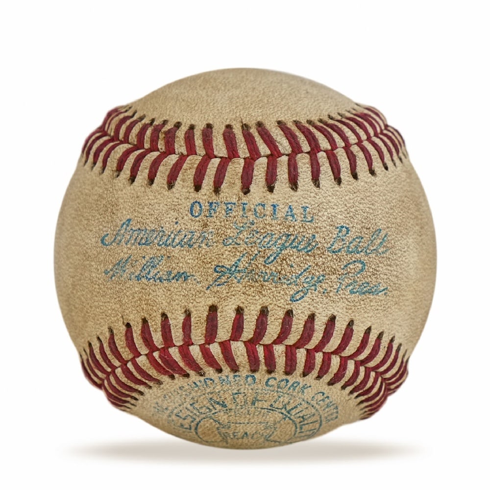 BABE RUTH SIGNED BASEBALL - 2
