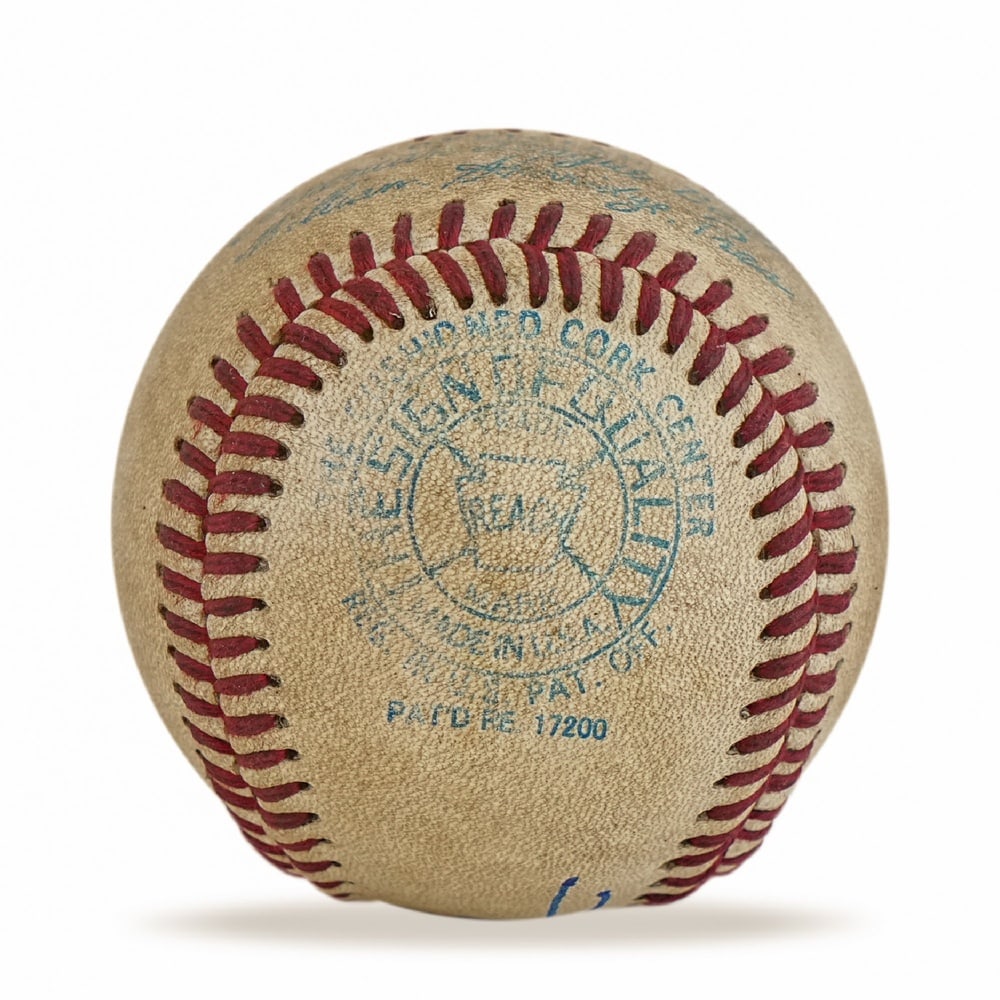 BABE RUTH SIGNED BASEBALL - 3