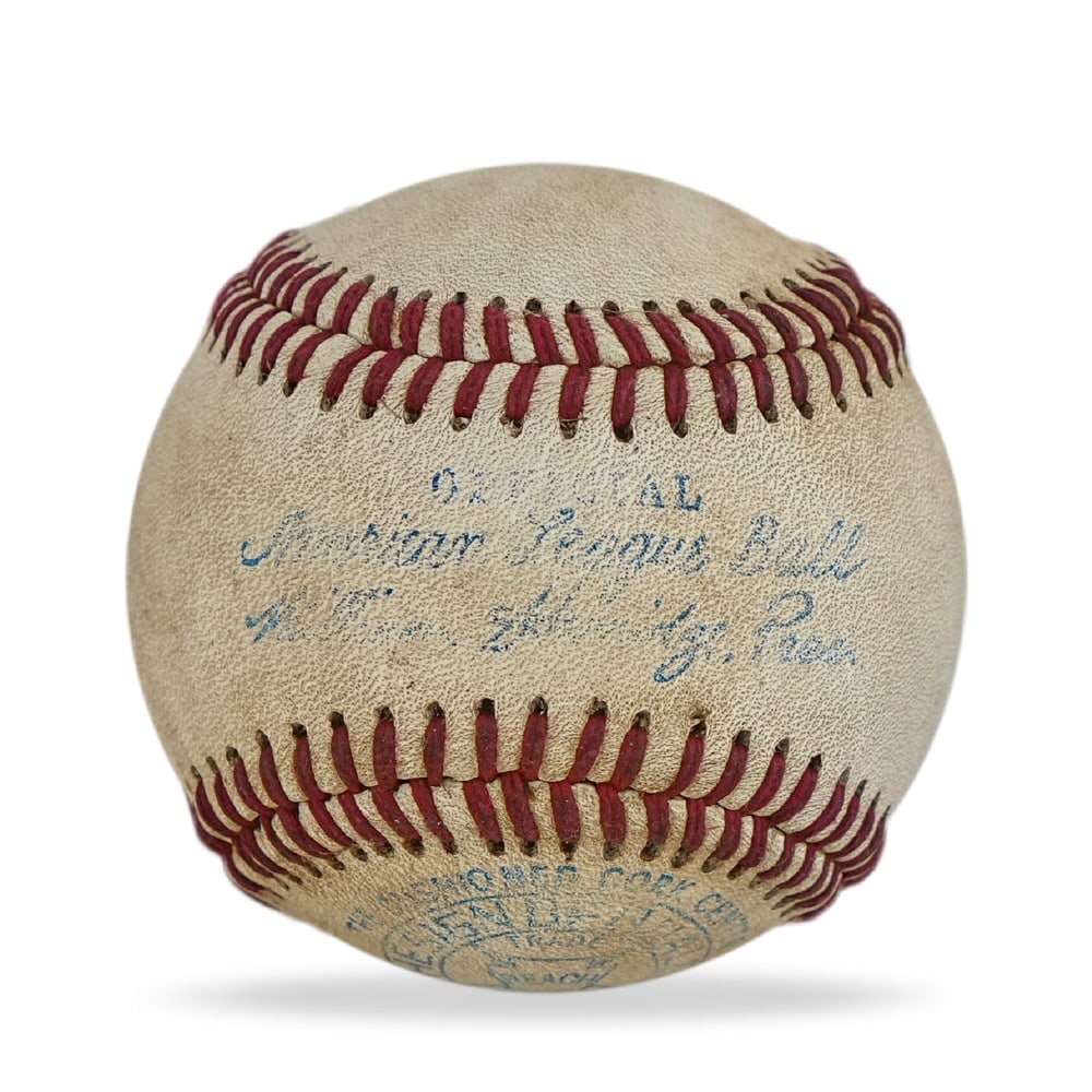 BABE RUTH SIGNED BASEBALL - 2
