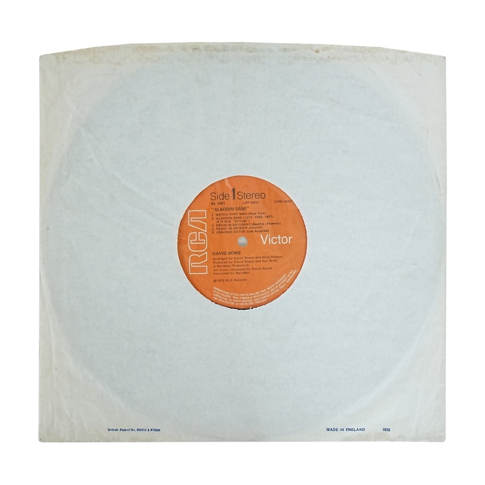 DAVID BOWIE SIGNED "ALADDIN SANE" LP - 5