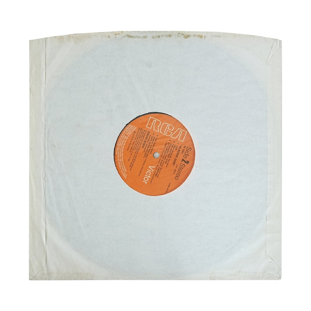 DAVID BOWIE SIGNED "ALADDIN SANE" LP - 6