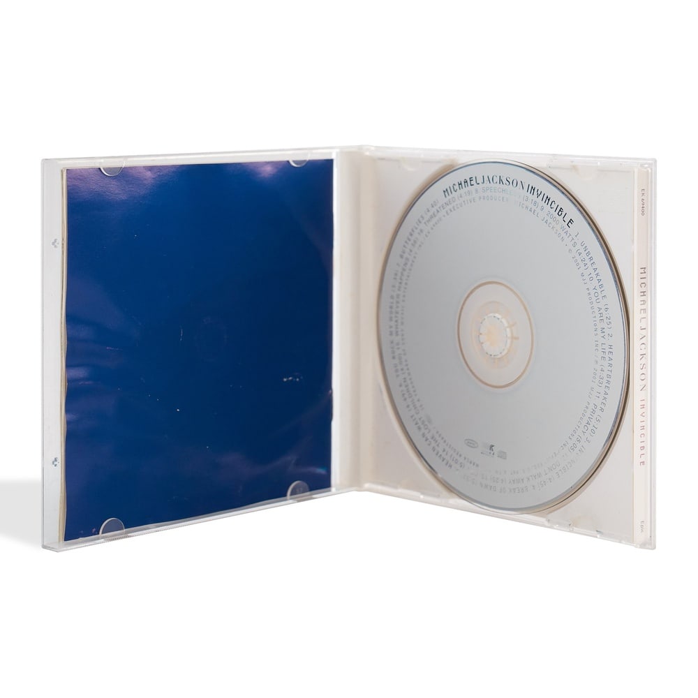 MICHAEL JACKSON SIGNED "INVINCIBLE" CD - 3