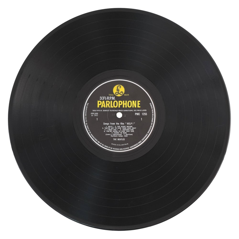 THE BEATLES FULLY SIGNED "HELP!" MONO LP - 3