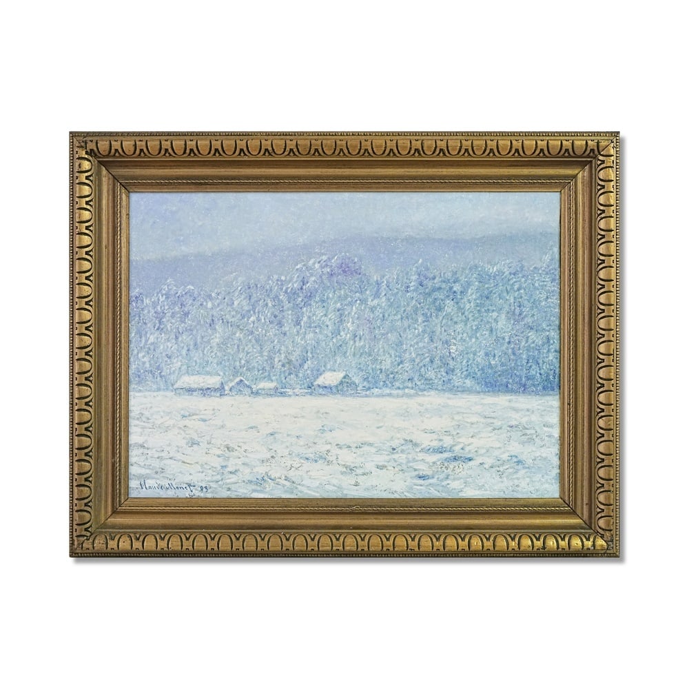 CLAUDE MONET (1840-1926), ATTRIBUTED TO, OIL ON CANVAS: Signed (lower left) Image Dimensions: 19 3/4 x 27 1/2 in (50 x 70 cm) Framed Dimensions: 35 x 27 1/8 in (89 x 69 cm) This painting comes with COA. Claude Monet, one of the defining masters of Impressi