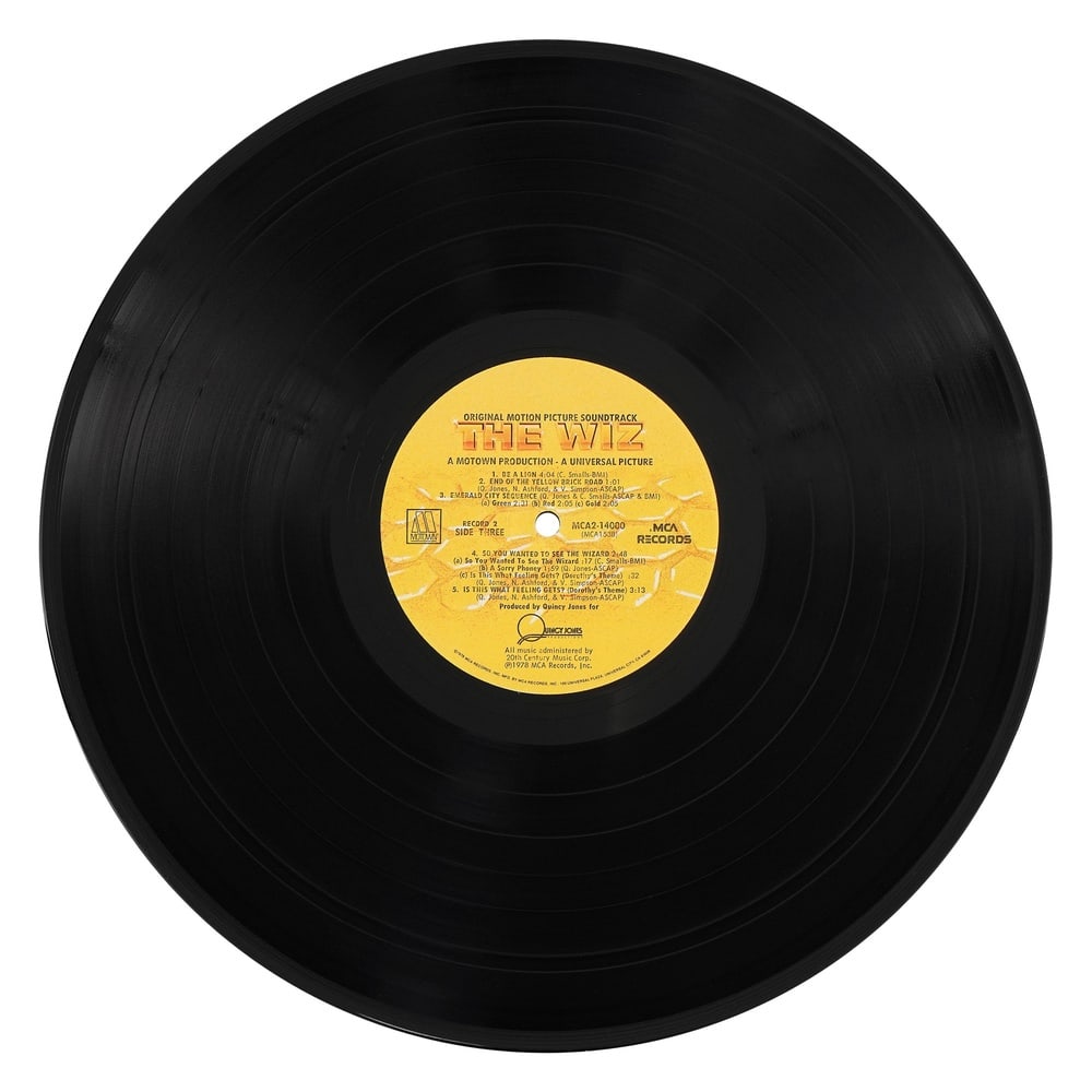 MICHAEL JACKSON SIGNED "THE WIZ" LP - 7