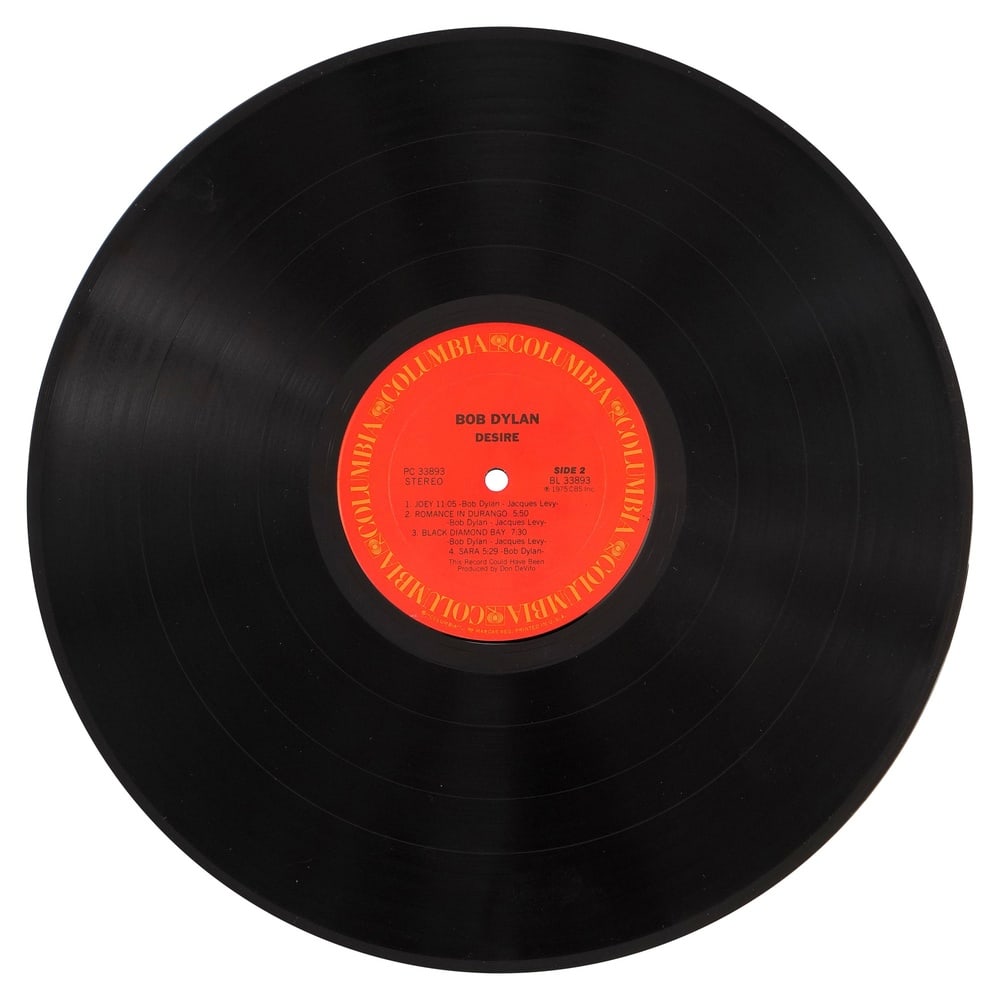 BOB DYLAN SIGNED "DESIRE" LP - 6