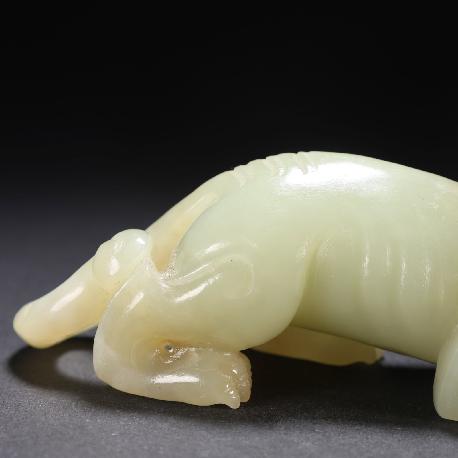 Ancient Chinese Hetian Jade Auspicious Beasts - 3