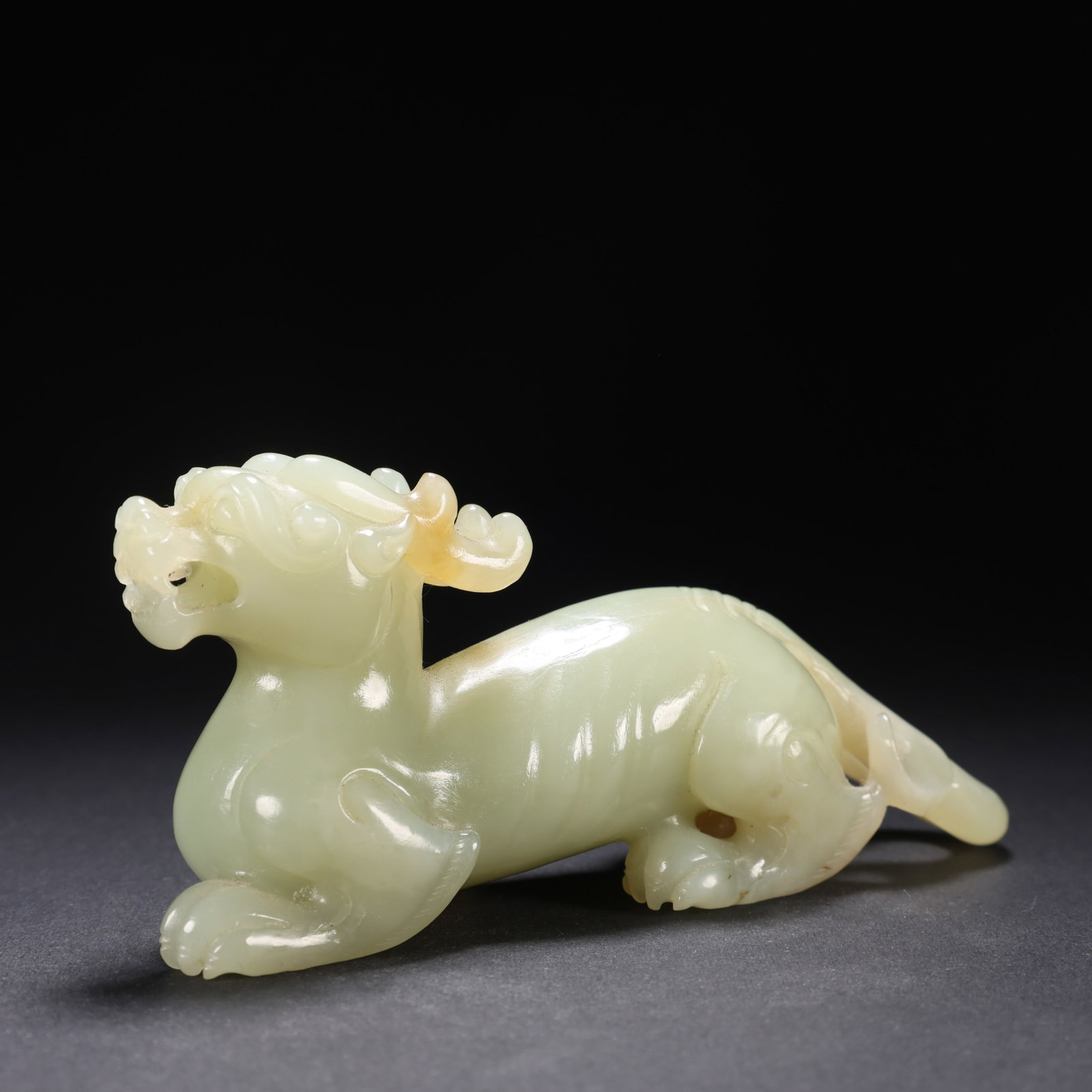 Ancient Chinese Hetian Jade Auspicious Beasts - 6