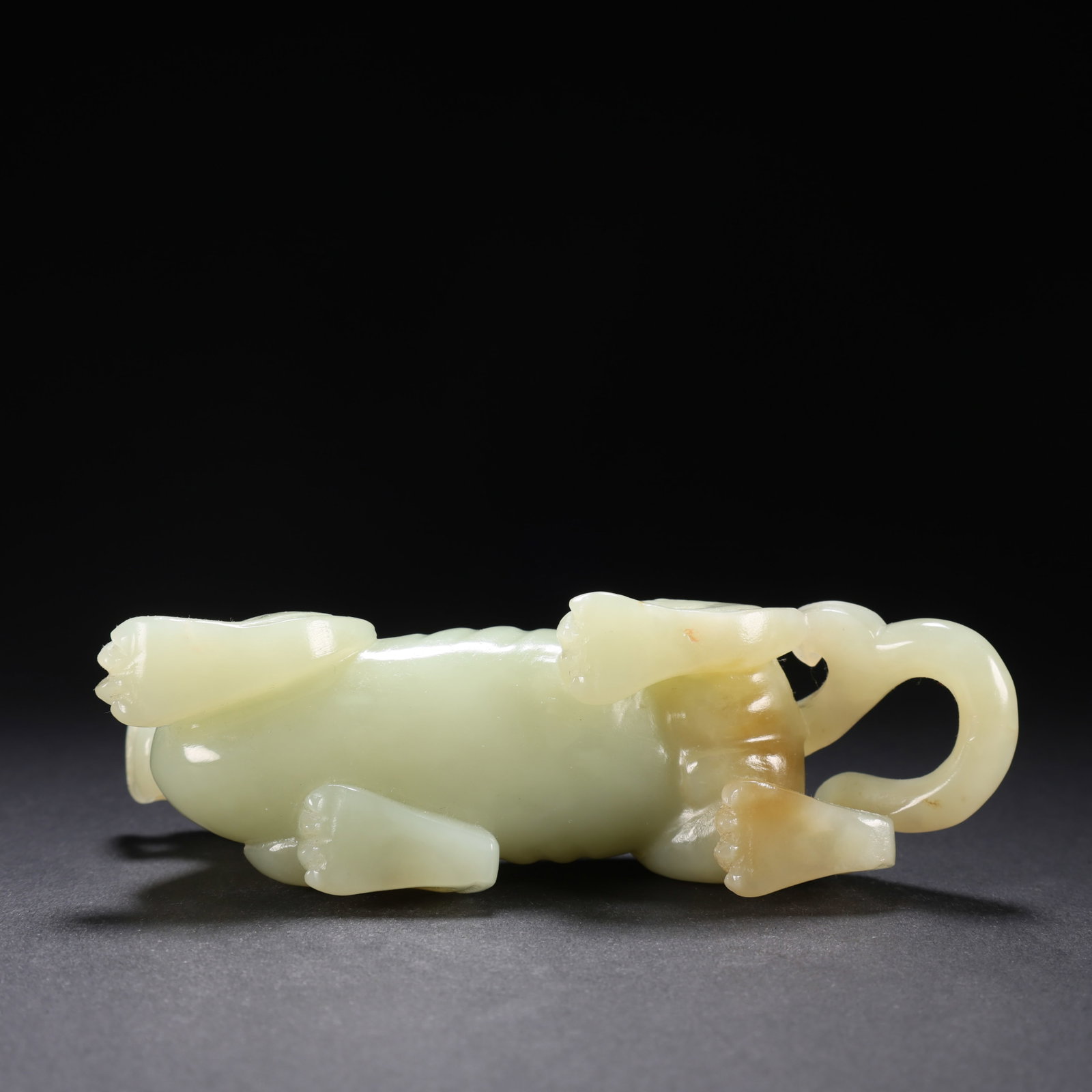 Ancient Chinese Hetian Jade Auspicious Beasts - 9