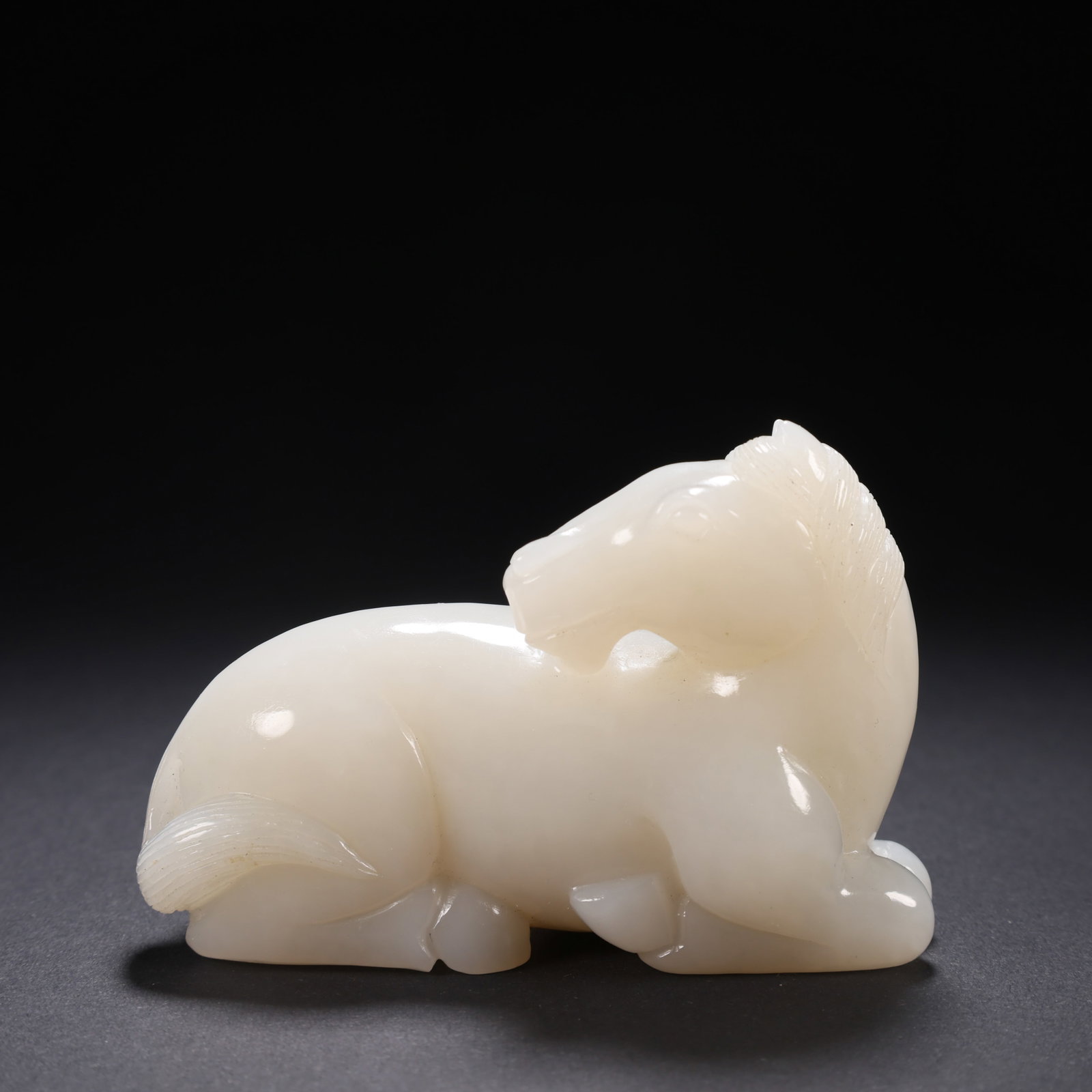 Hetian Jade Horse from the Qianlong Period of the Qing Dynasty, China (1 of 9)
