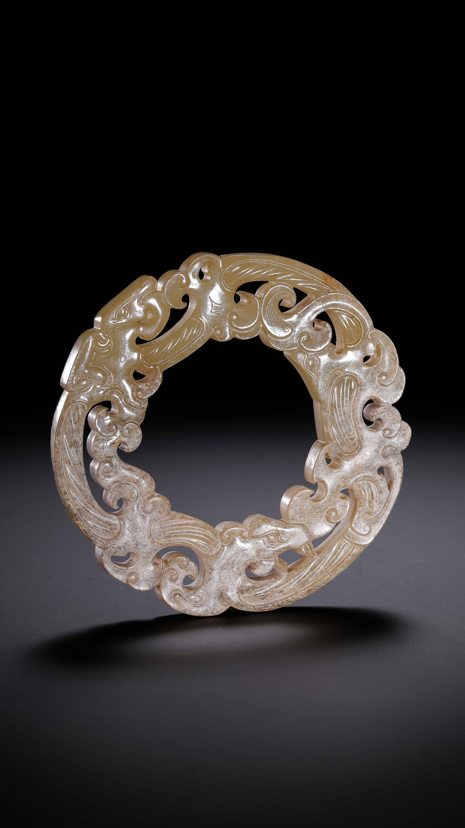 Jade rings from the Han Dynasty in China (1 of 7)