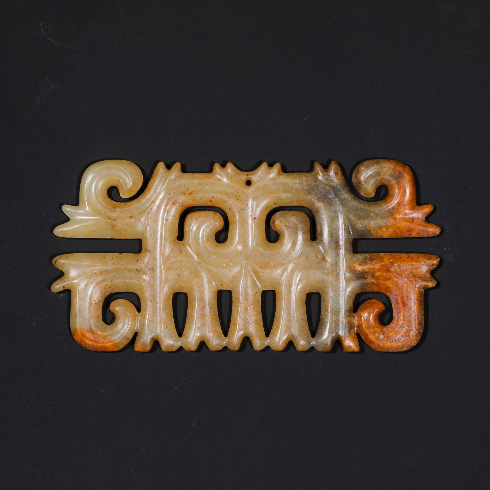 Jade Cloud Pendant from the Hongshan Culture of the Hongshan Period in China (1 of 7)