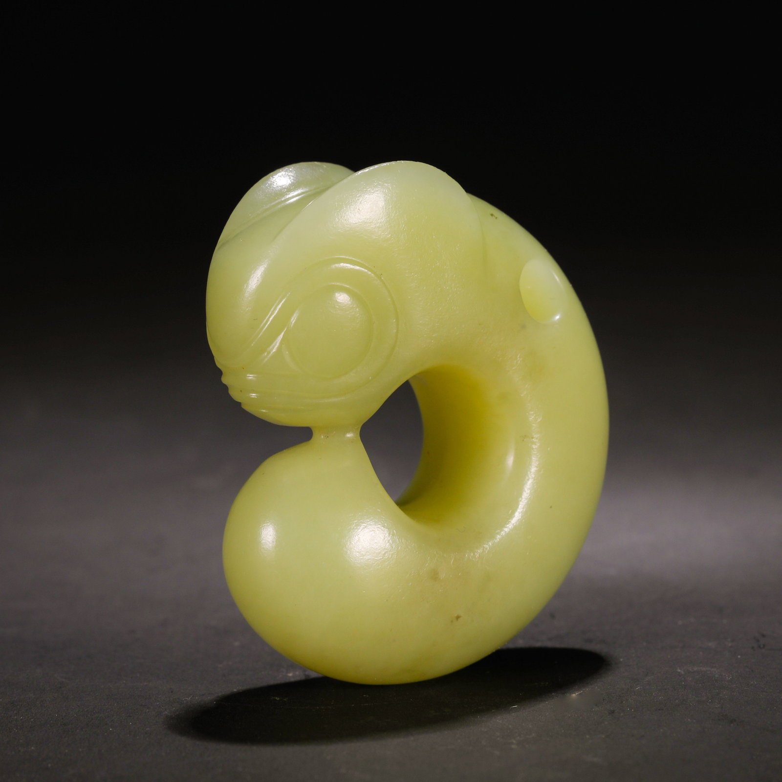 Jade Pig-Dragon from the Hongshan Culture of the Hongshan Period in China (1 of 7)