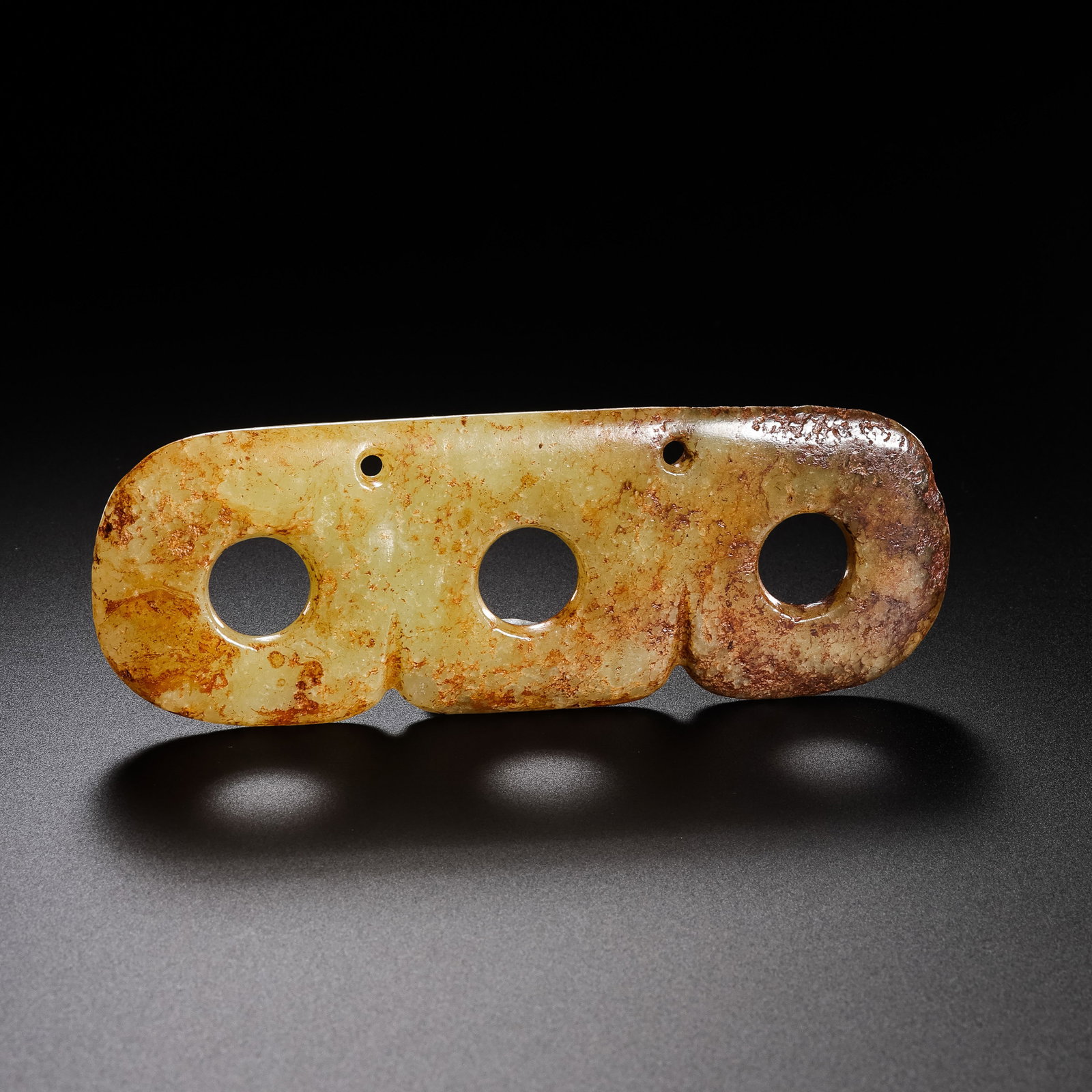 Jade pendant from the Hongshan Culture of the Hongshan Period in China (1 of 6)