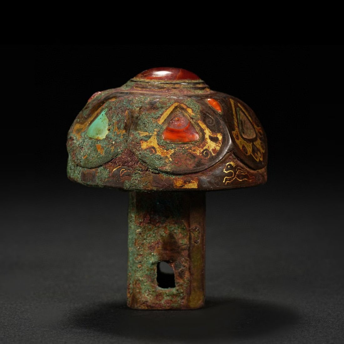 Chinese Warring States Period Gold and Silver Inlay: /