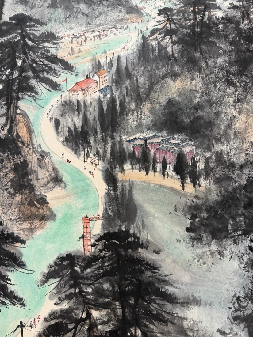 Landscape by Fu Baoshi - 13