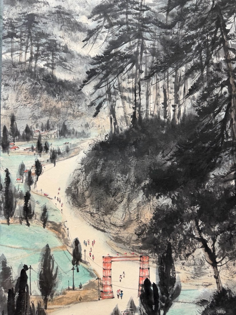 Landscape by Fu Baoshi - 17