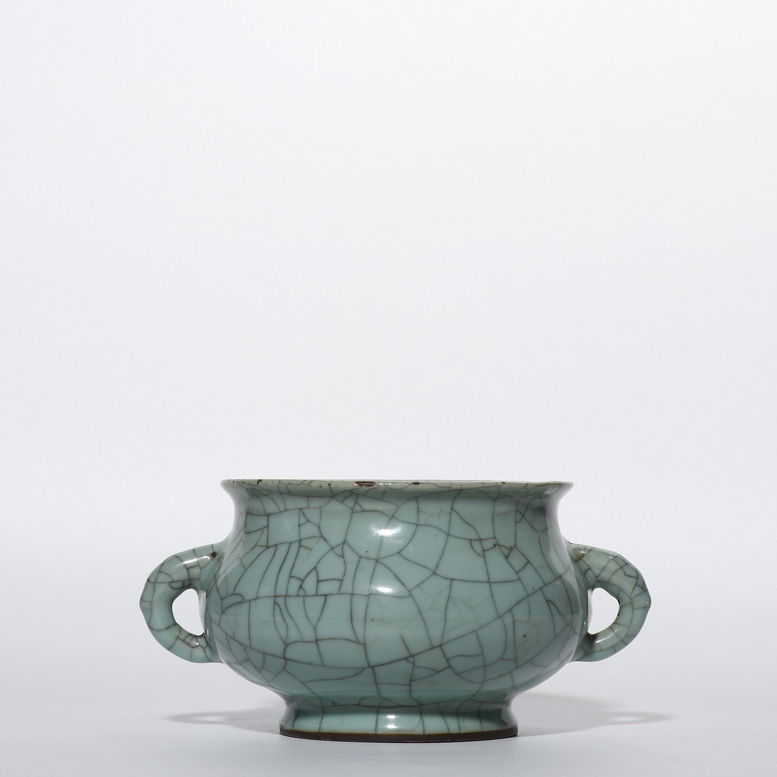 Celadon Gui-shaped Incense Burner from the Longquan Official Kiln of the Southern Song Dynasty, (1 of 6)