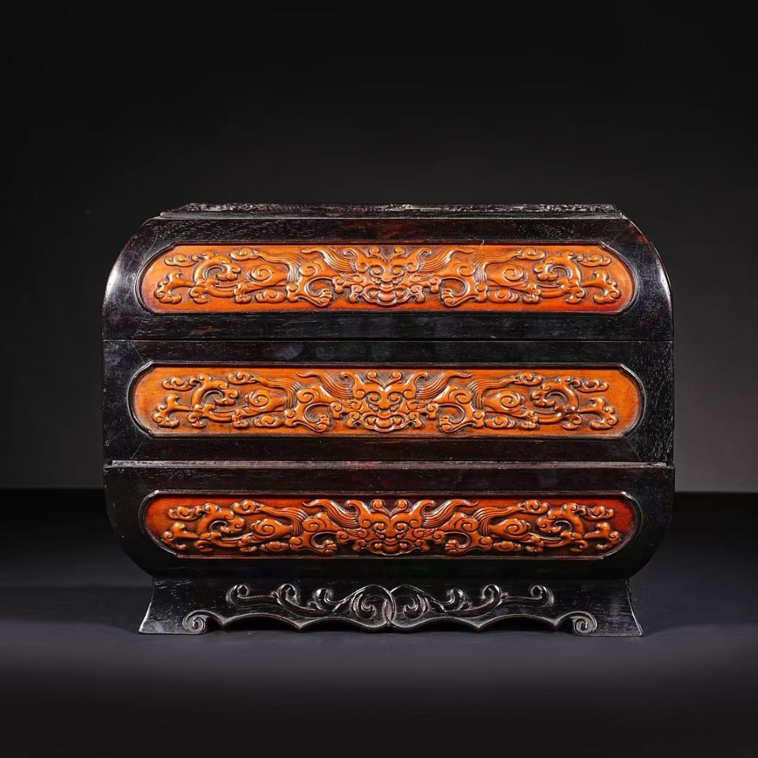 Chinese Qing Dynasty Rosewood Box (1 of 10)