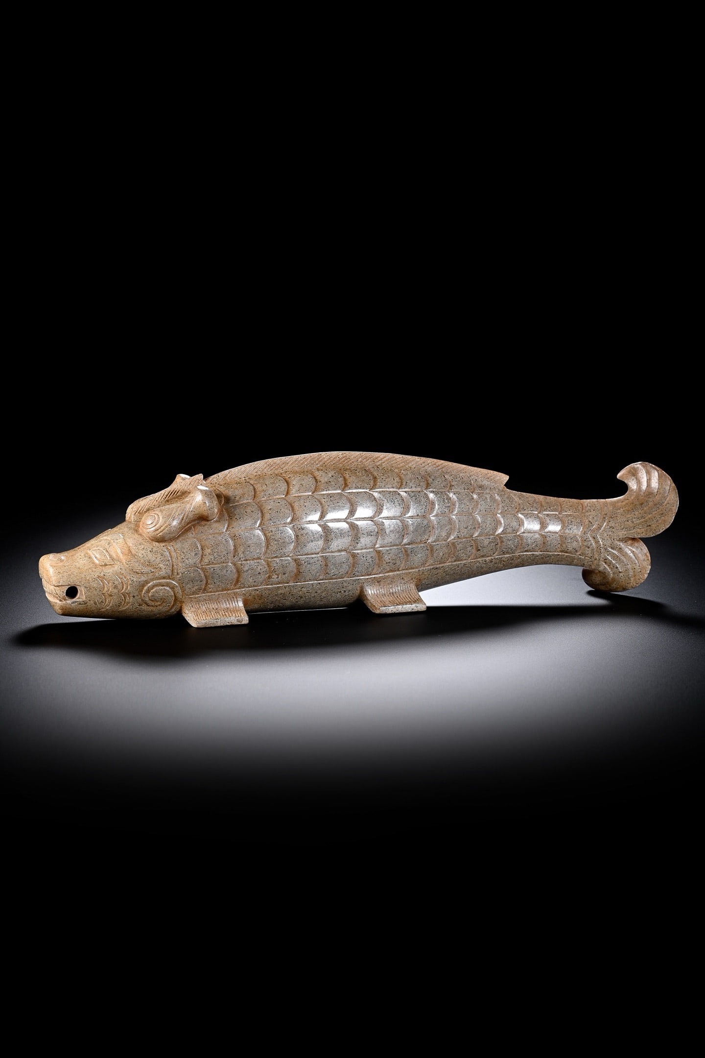 Jade Dragon Fish from the Han Dynasty in China (1 of 19)