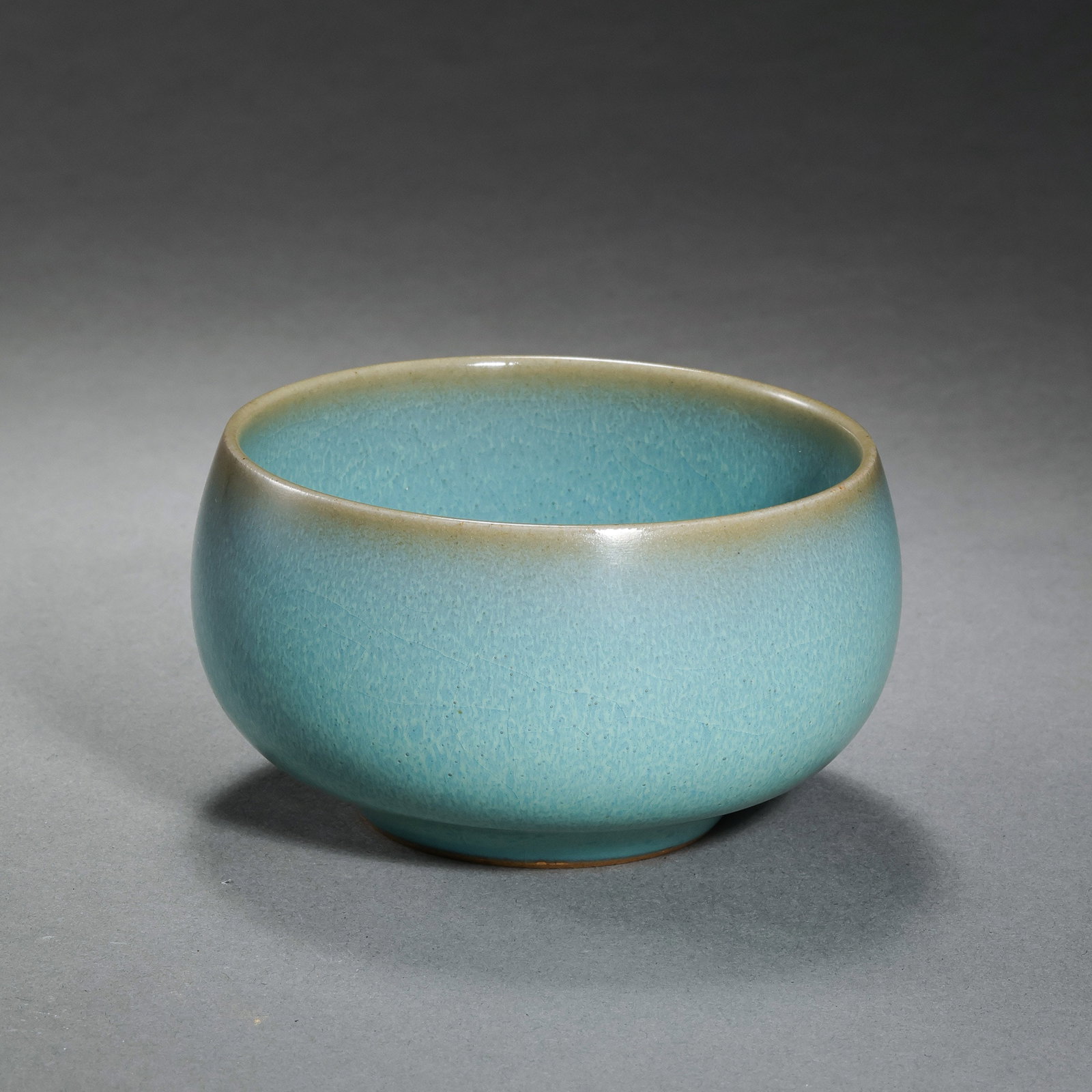 Northern Song Dynasty Jun Kiln Sky Blue Glazed Luohan Bowl (1 of 6)