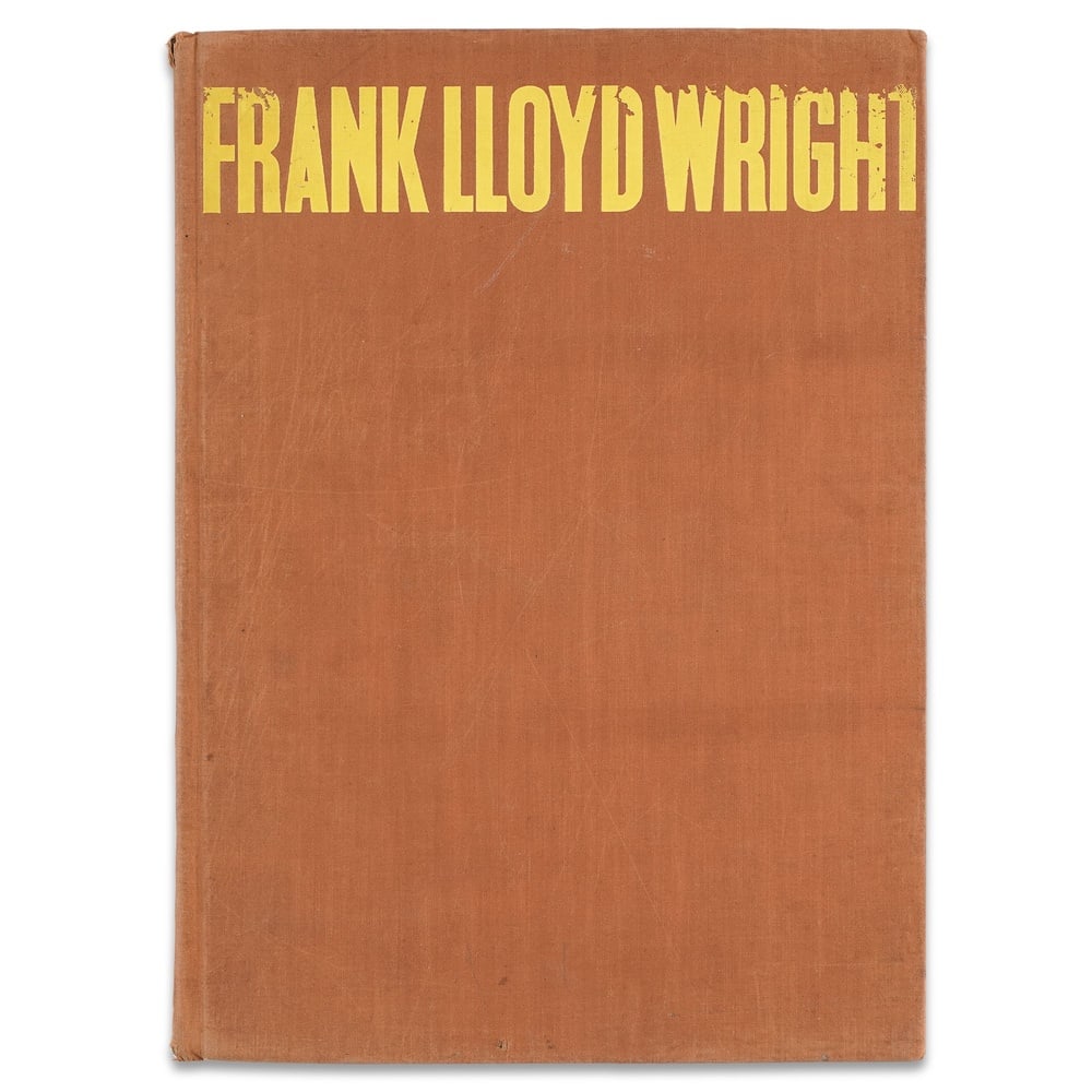 FRANK LLOYD WRIGHT SIGNED "AN ORGANIC ARCHITECTURE: THE ARCHITECTURE OF DEMOCRACY": 11 1/4 x 8 1/8 in (28.4 x 20.6 cm) Provenance and Authentication: According to the accompanying documentation provided by the consignor, the signatures have been examined with reference to multiple